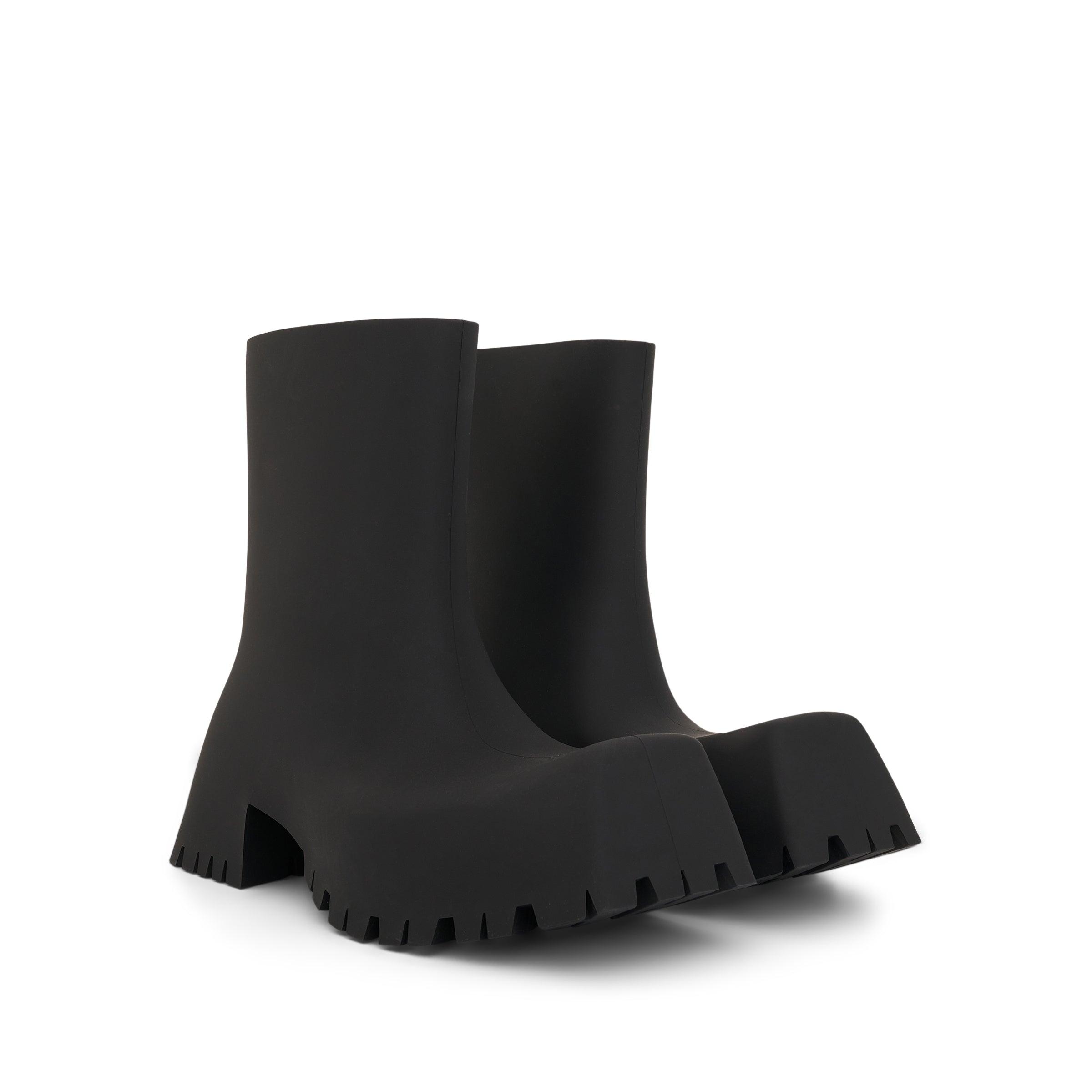 Balenciaga Trooper Rubber Boot In Black for Men | Lyst