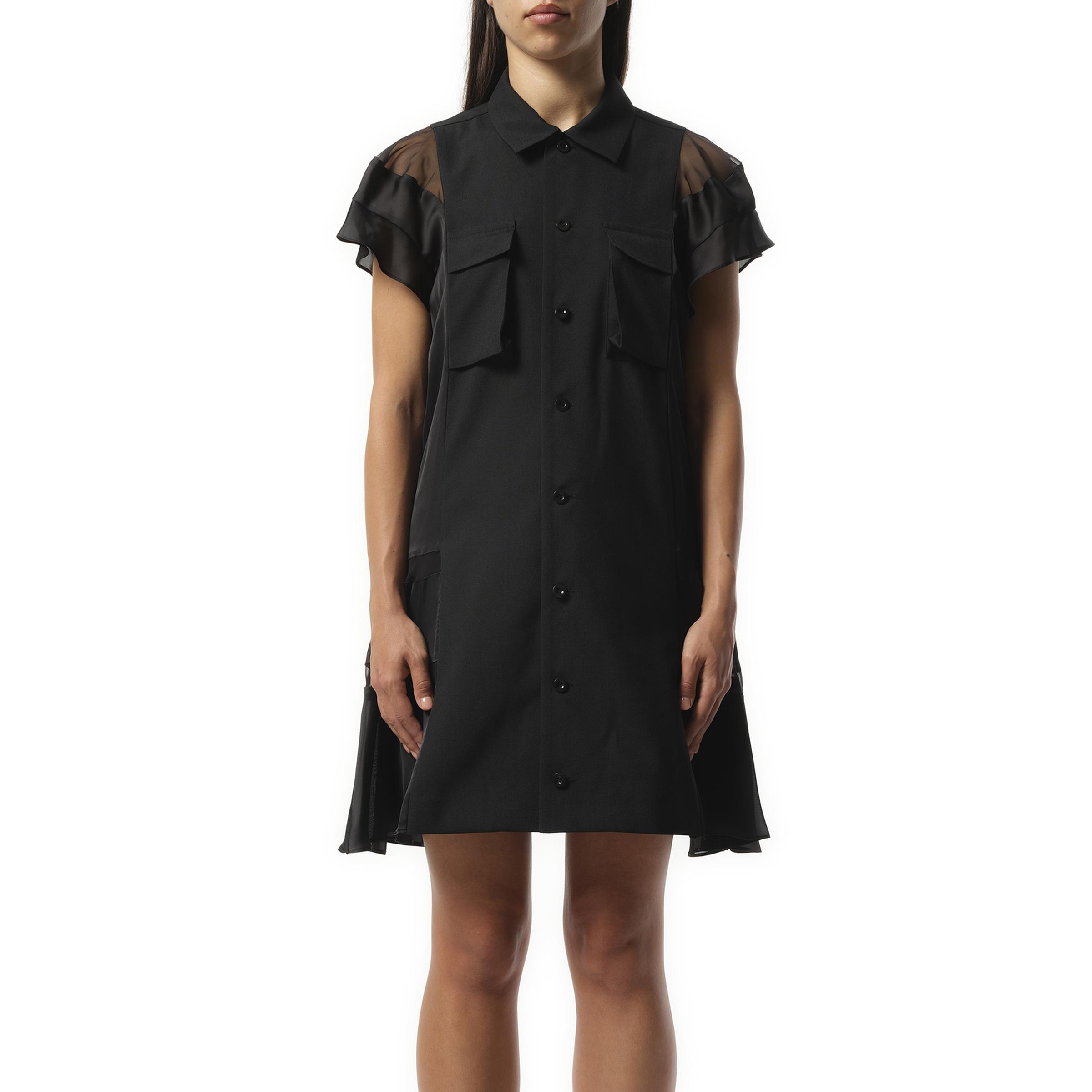 Suiting x Satin Dress