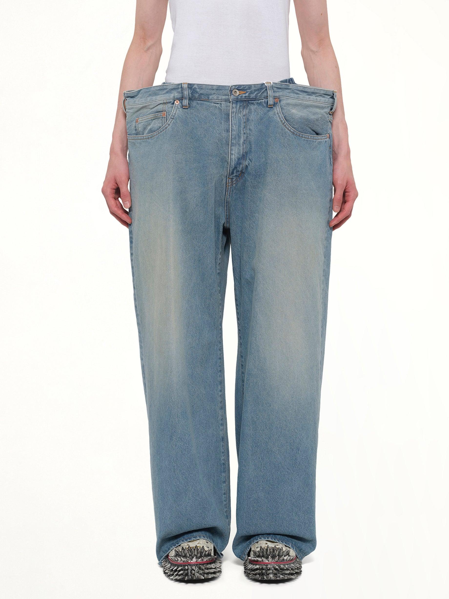 Doublet Floating Waist Denim Pants in Blue for Men | Lyst