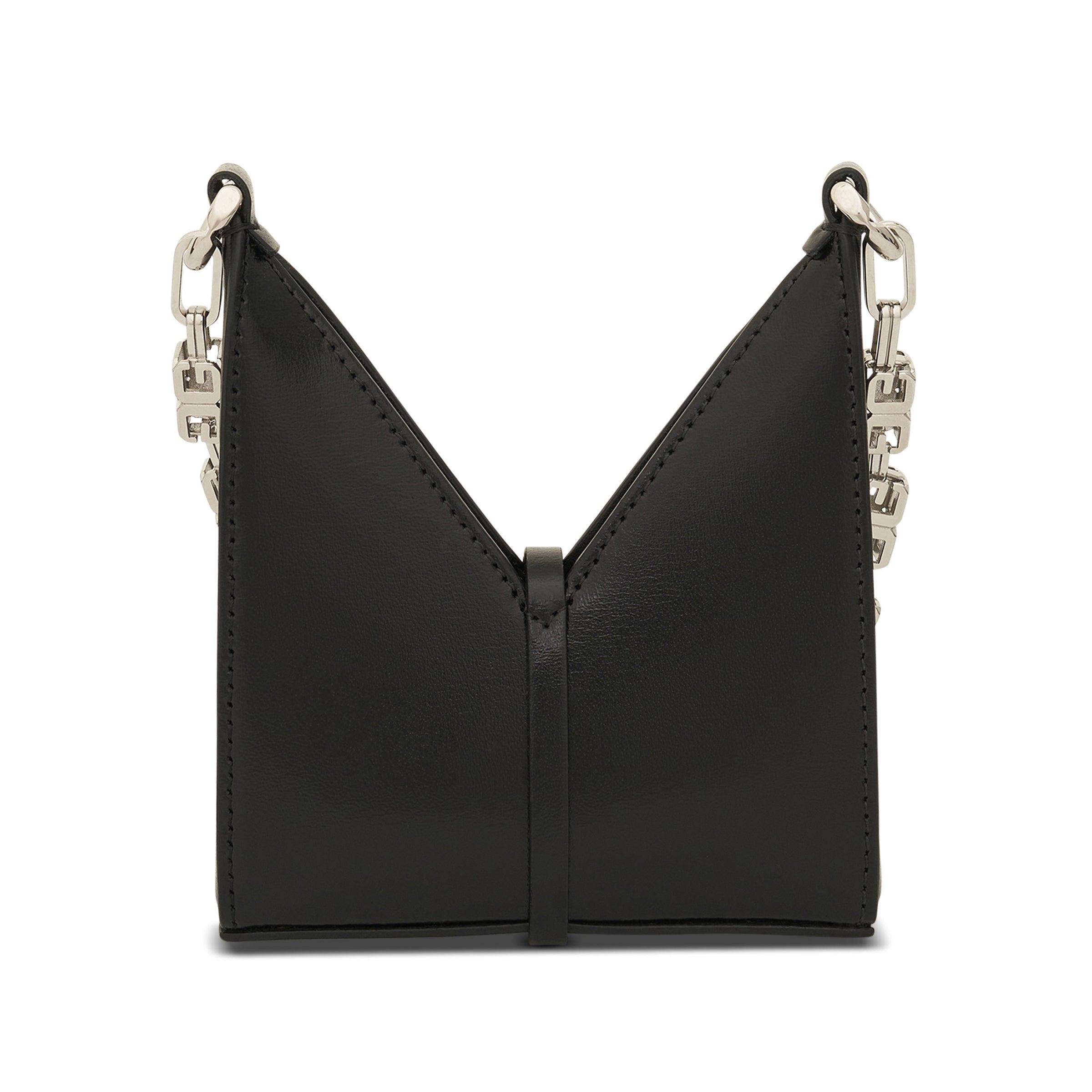 Givenchy Micro Cut Out Bag In Box Leather In Black | Lyst