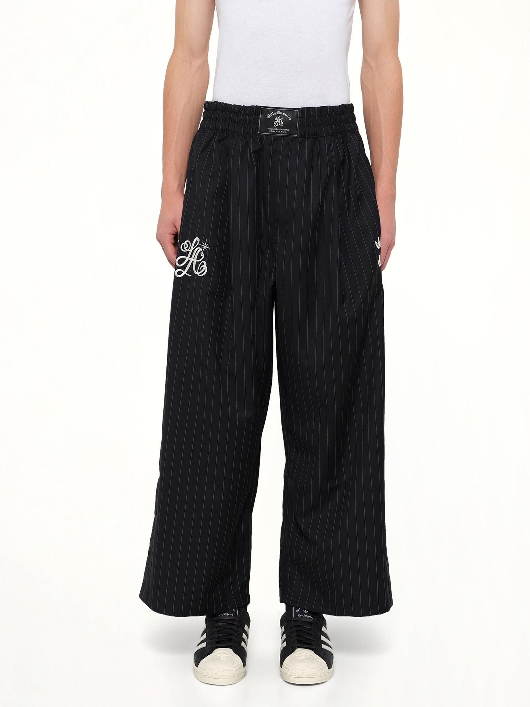 Willy Chavarria Adidas X Wc Pinstripe Pants in Black for Men | Lyst