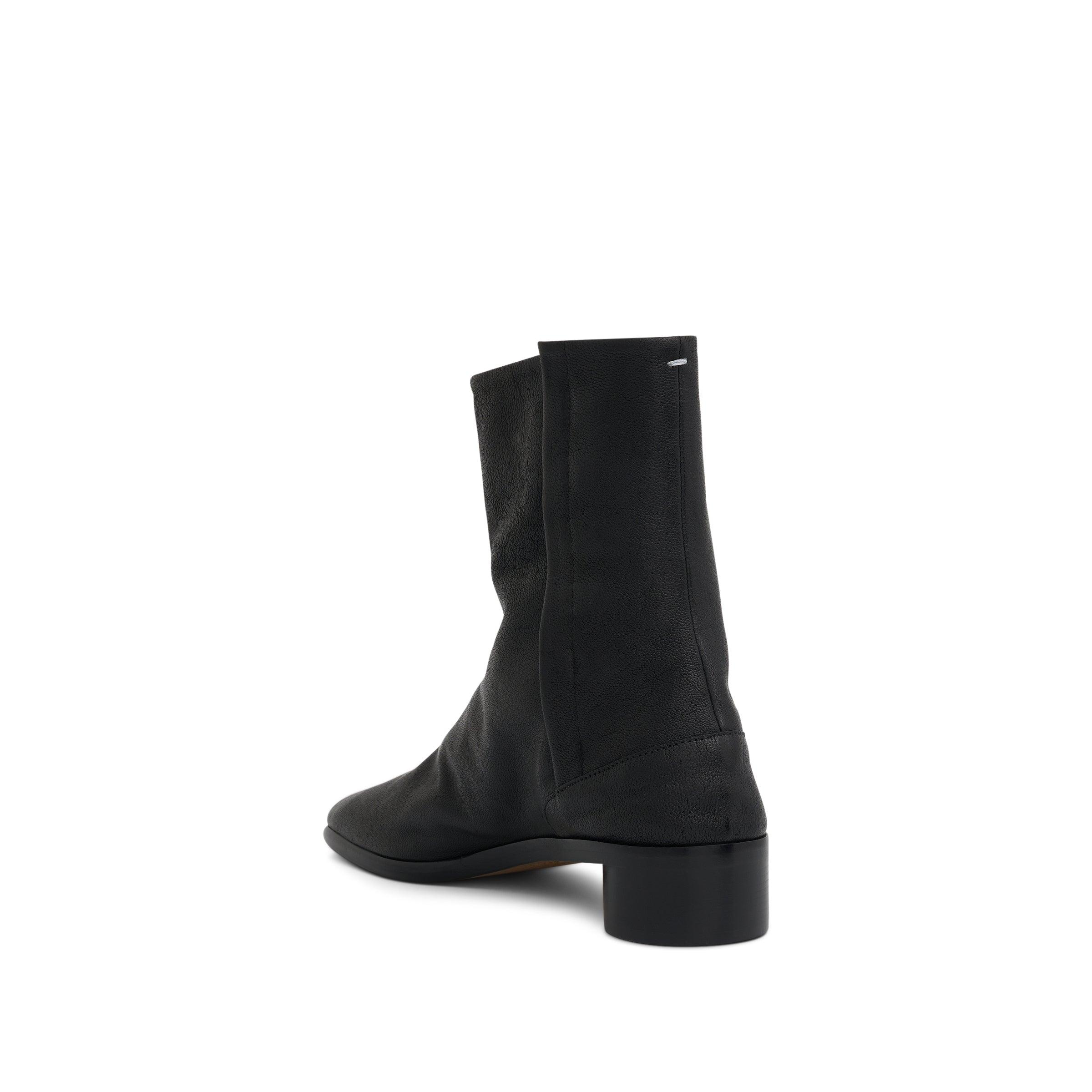Black margiela tabi boots sale
