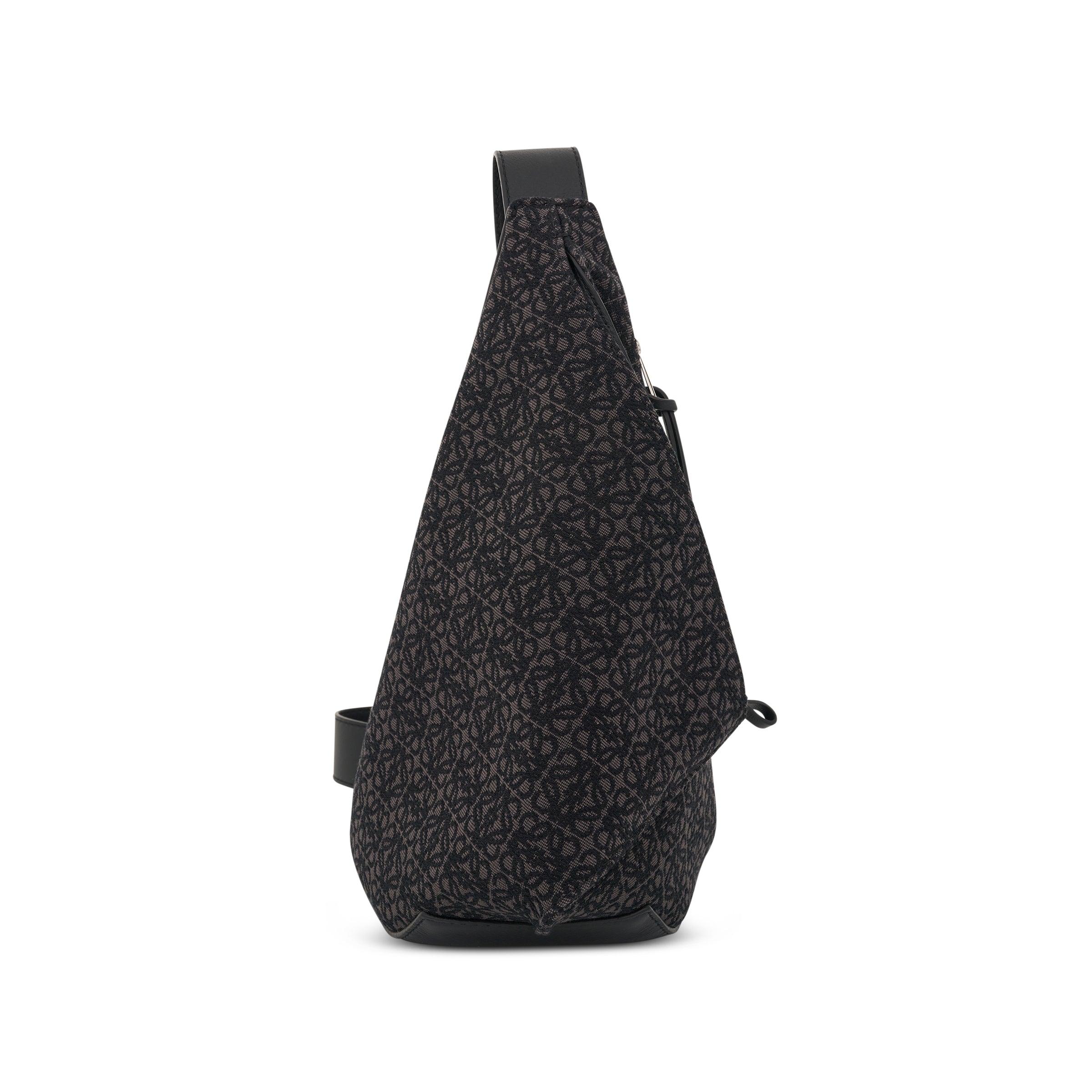 Anton Anagram Jacquard Shoulder Bag in Black - Loewe