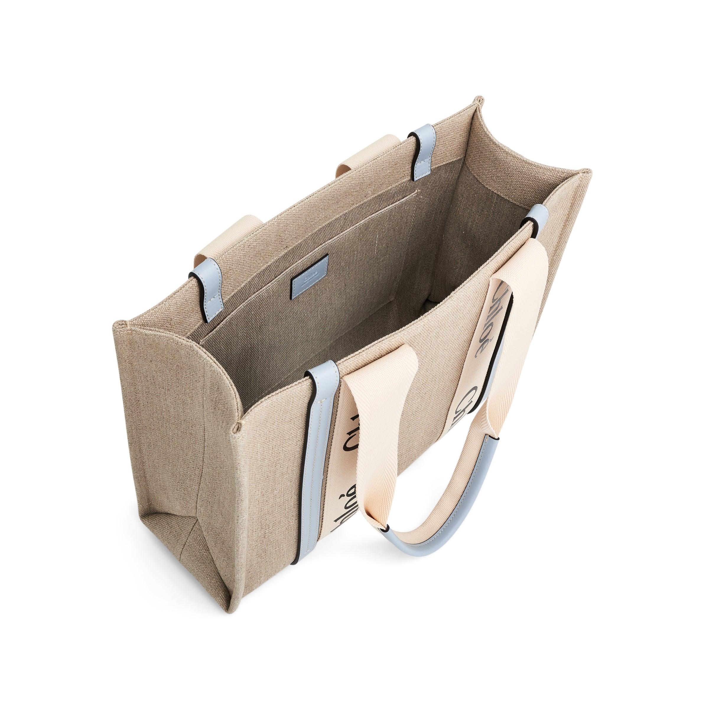 Chloé Medium Woody Tote Bag in White Lyst Australia