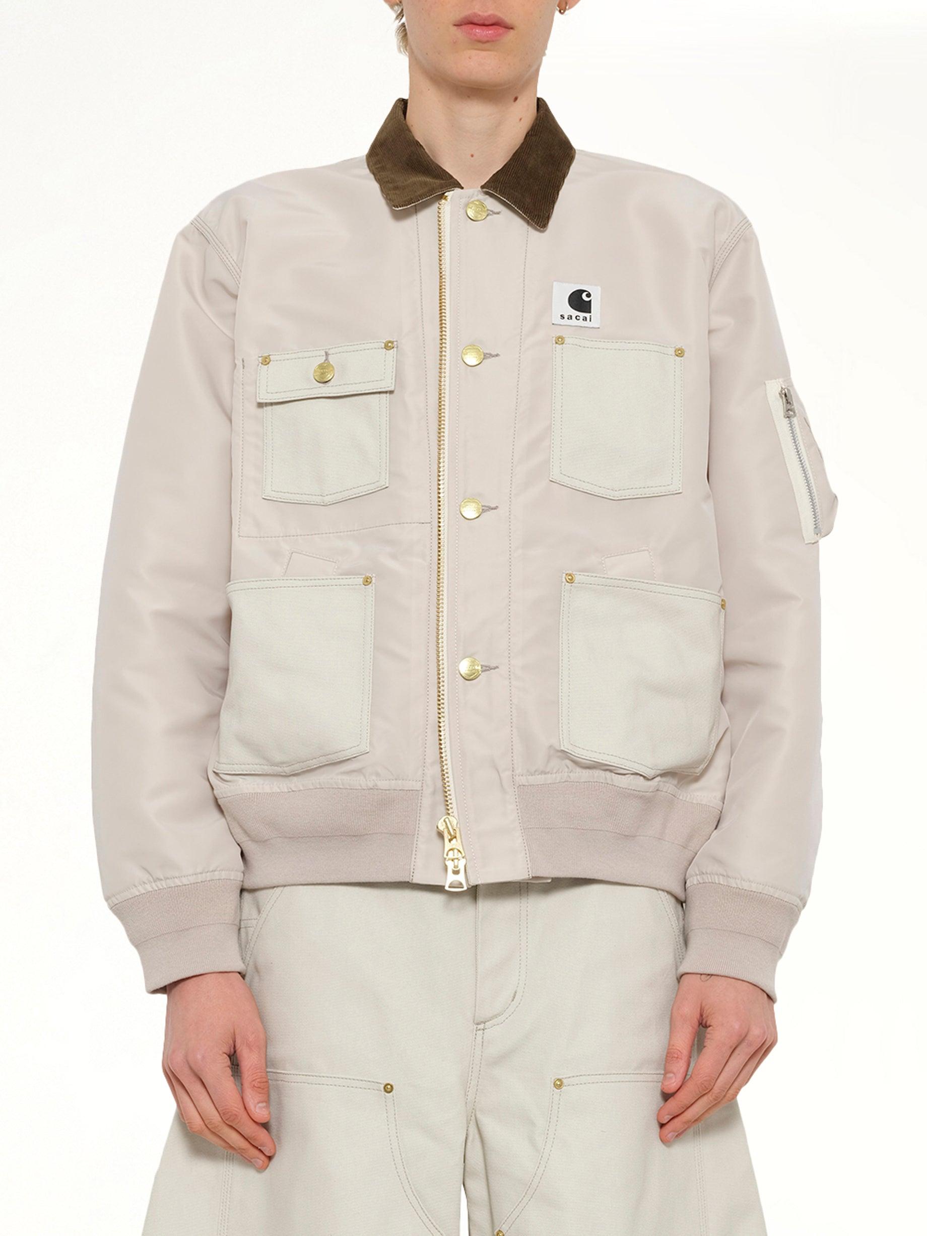 Sacai Carhartt Wip Nylon Twill X Duck Blouson in Natural for Men 