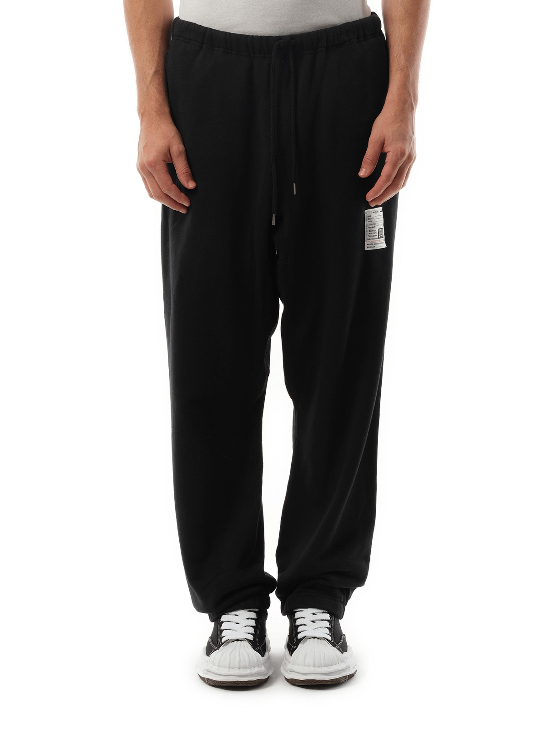 Maison Mihara Yasuhiro Distressed Sweatpants, 100% Cotton in Maison Mihara Yasuhiro Distressed Sweatpants, 100% Cotton in