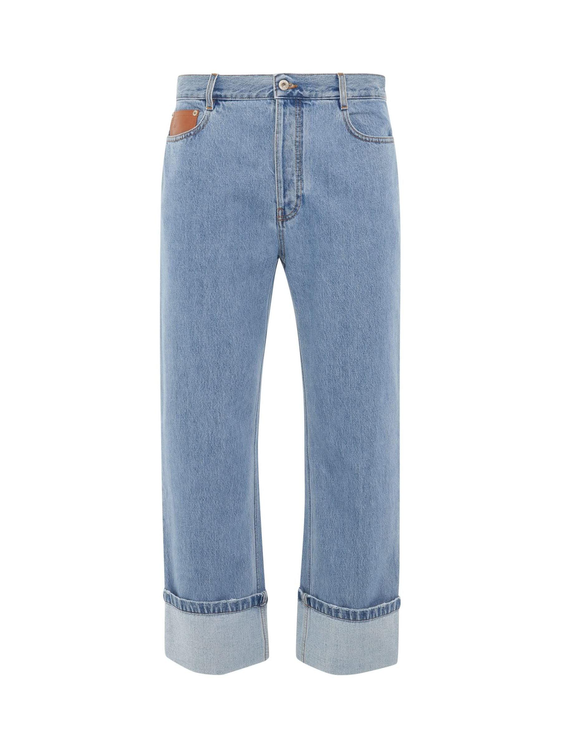 Loewe Fisherman Turn Up Jeans, 100% Cotton in Blue for Men | Lyst UK