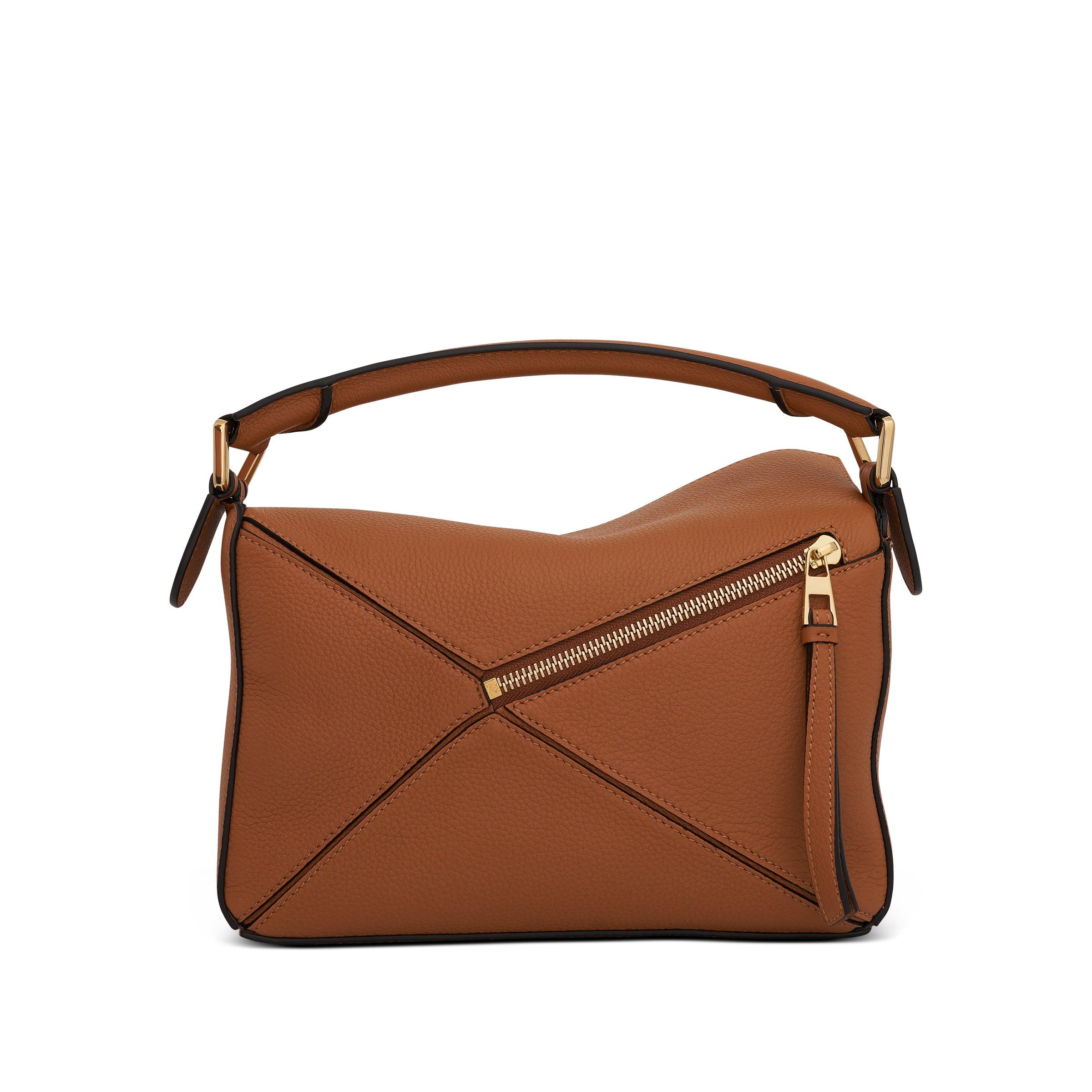 Loewe Small Puzzle Bag In Soft Grained Calfskin Leather Light Caramel in Brown | Lyst