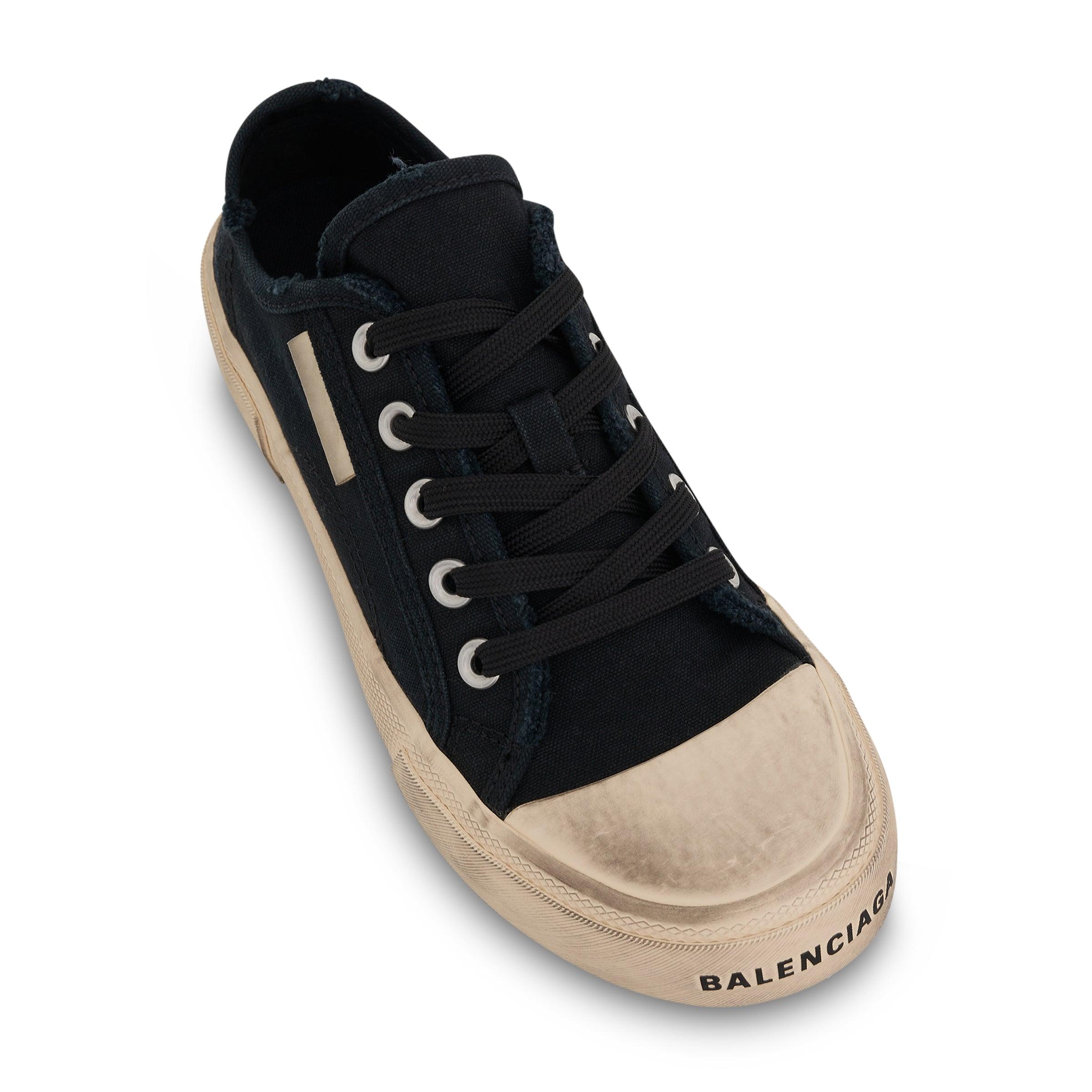 Balenciaga Paris Low Top Sneakers In Black/white in Blue | Lyst