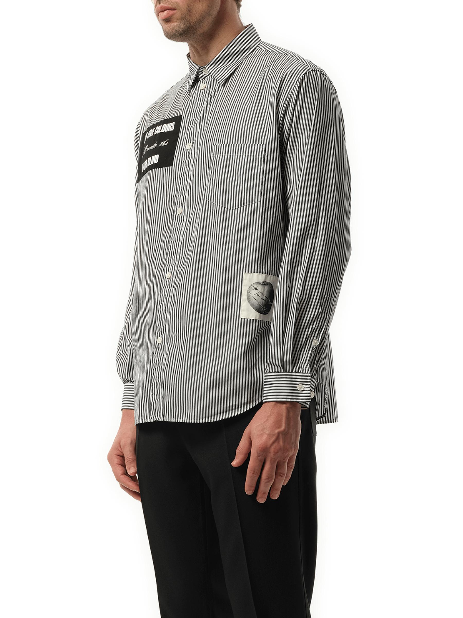 Undercover For Five Colours Stripe Shirt, Long Sleeves, 100 