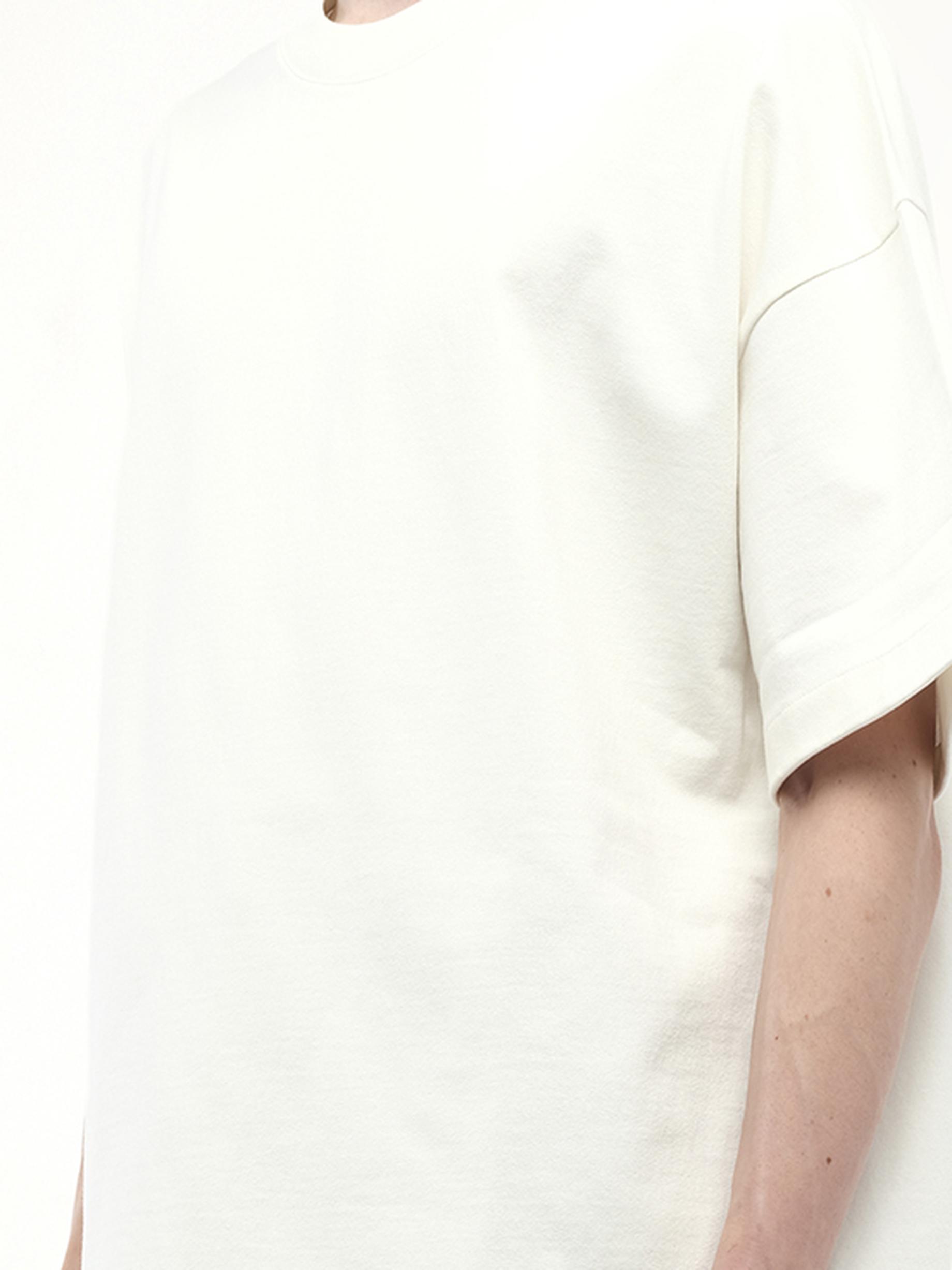 ★Jil Sander★ Logo Cotton Short Sleeve T-Shirt White J40GC0 Logo T-Shirt Woman | Jil Sander Official Online Store