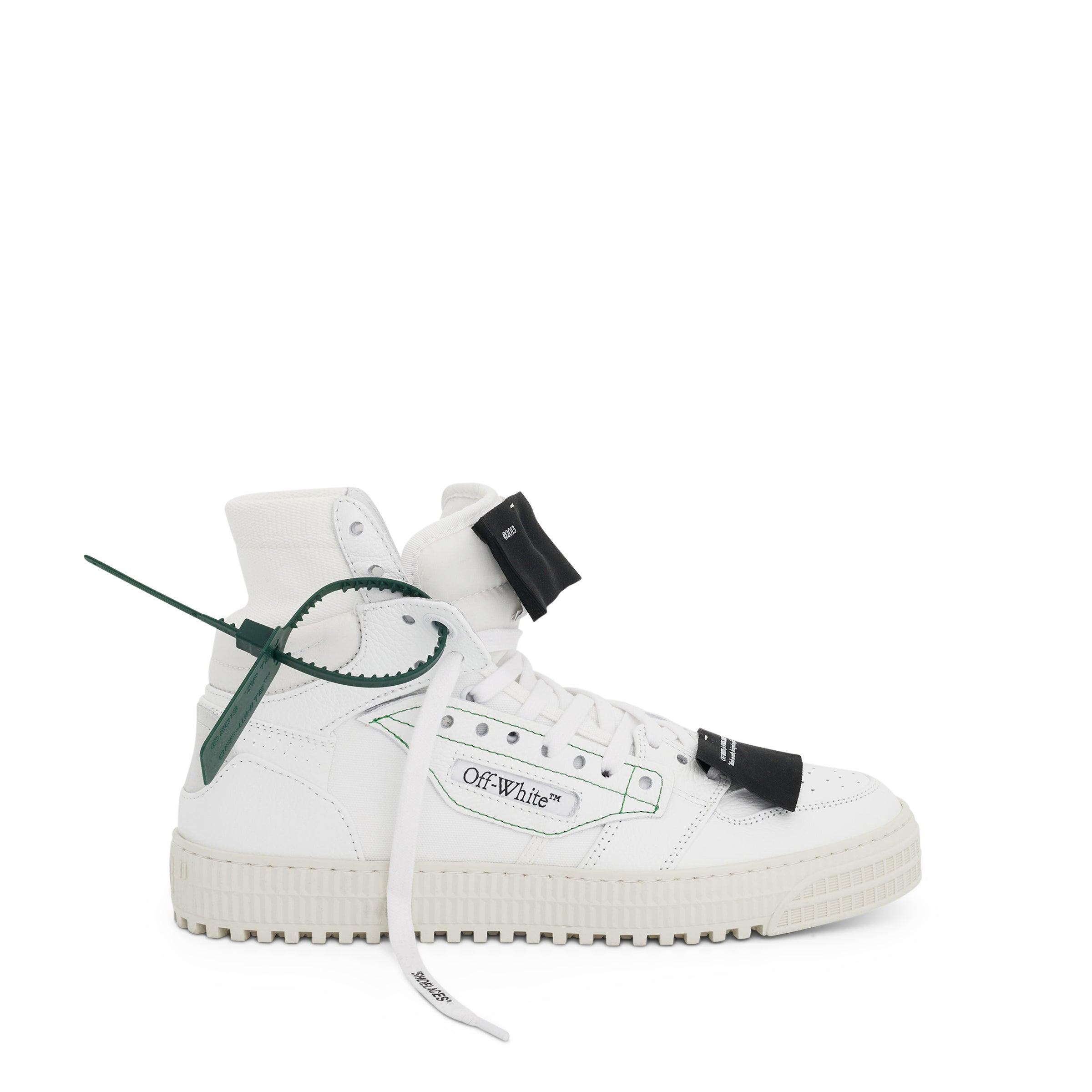 Off-White c/o Virgil Abloh Low 3.0 Leather And Canvas High-top Sneakers in  White for Men