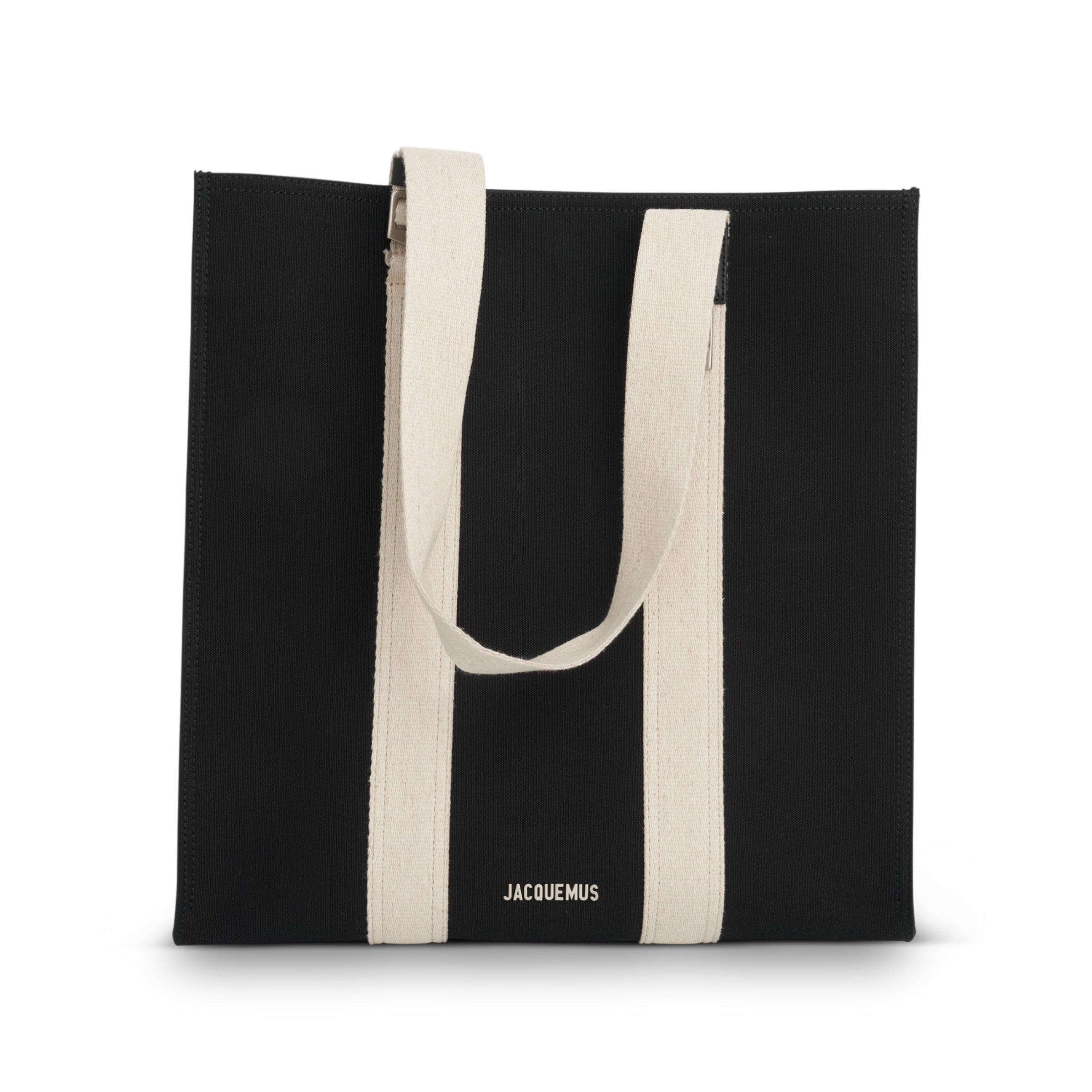 Le Cabas Cuerda Canvas Tote Bag in White - Jacquemus