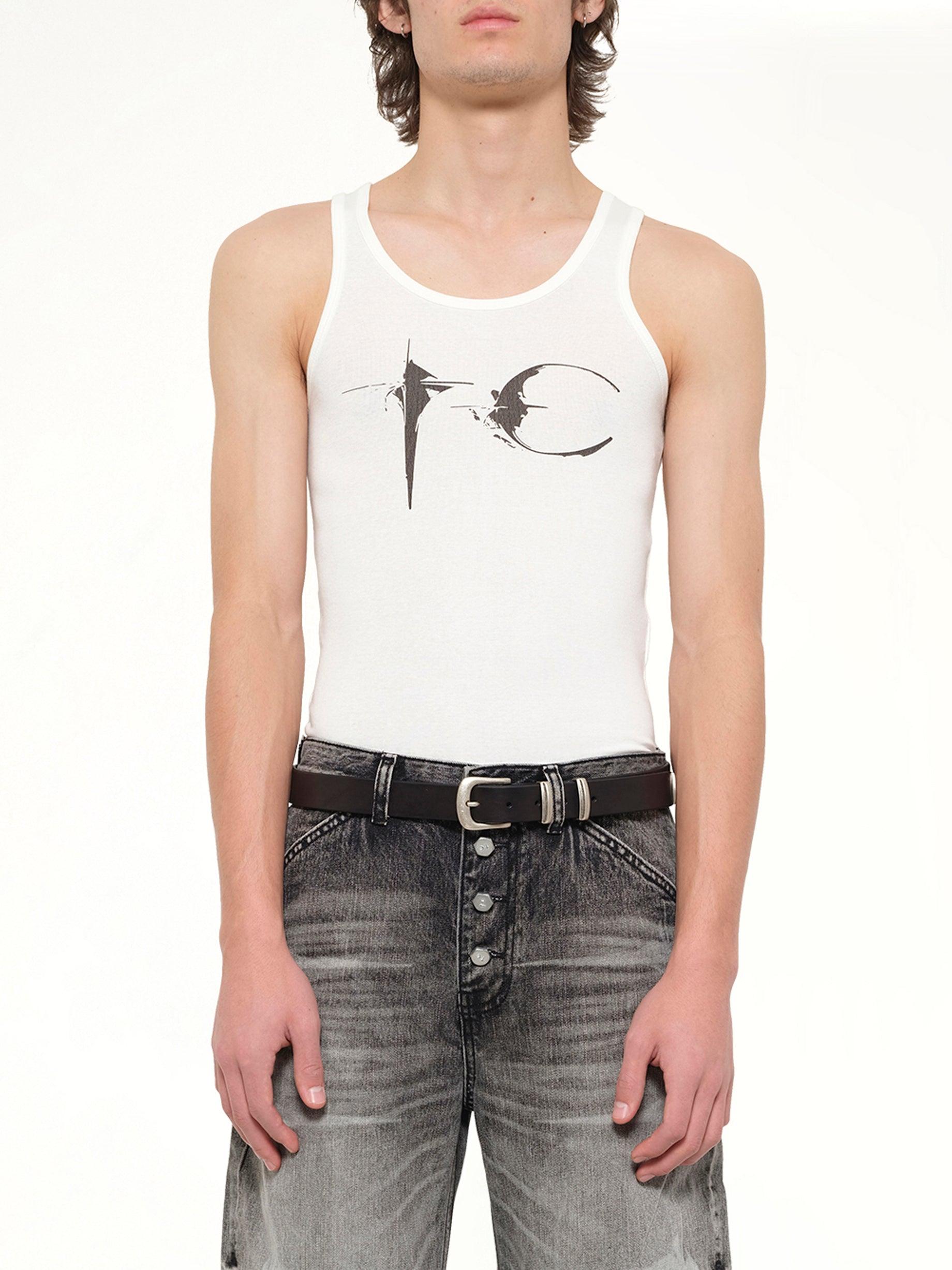 THUG CLUB Tc Not Easy Tank Top in White for Men | Lyst