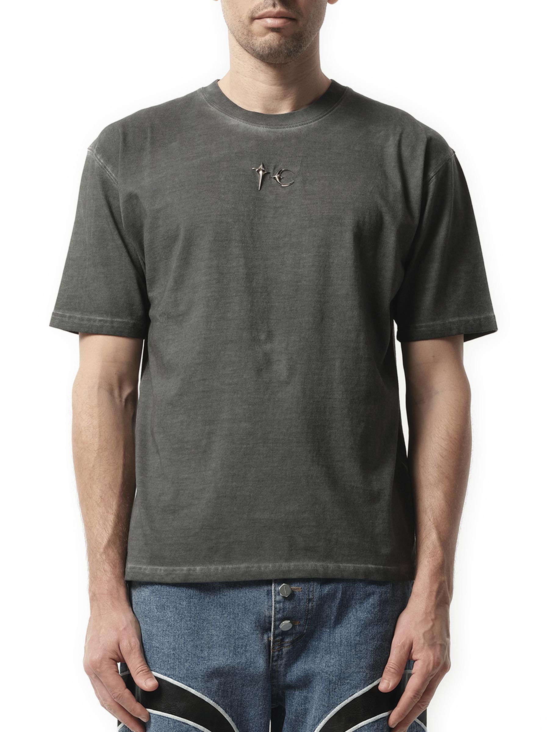 Thug Club グレーTシャツ Thug Club (サグ クラブ) - TC BASIC T-SHIRT GREY | cherry