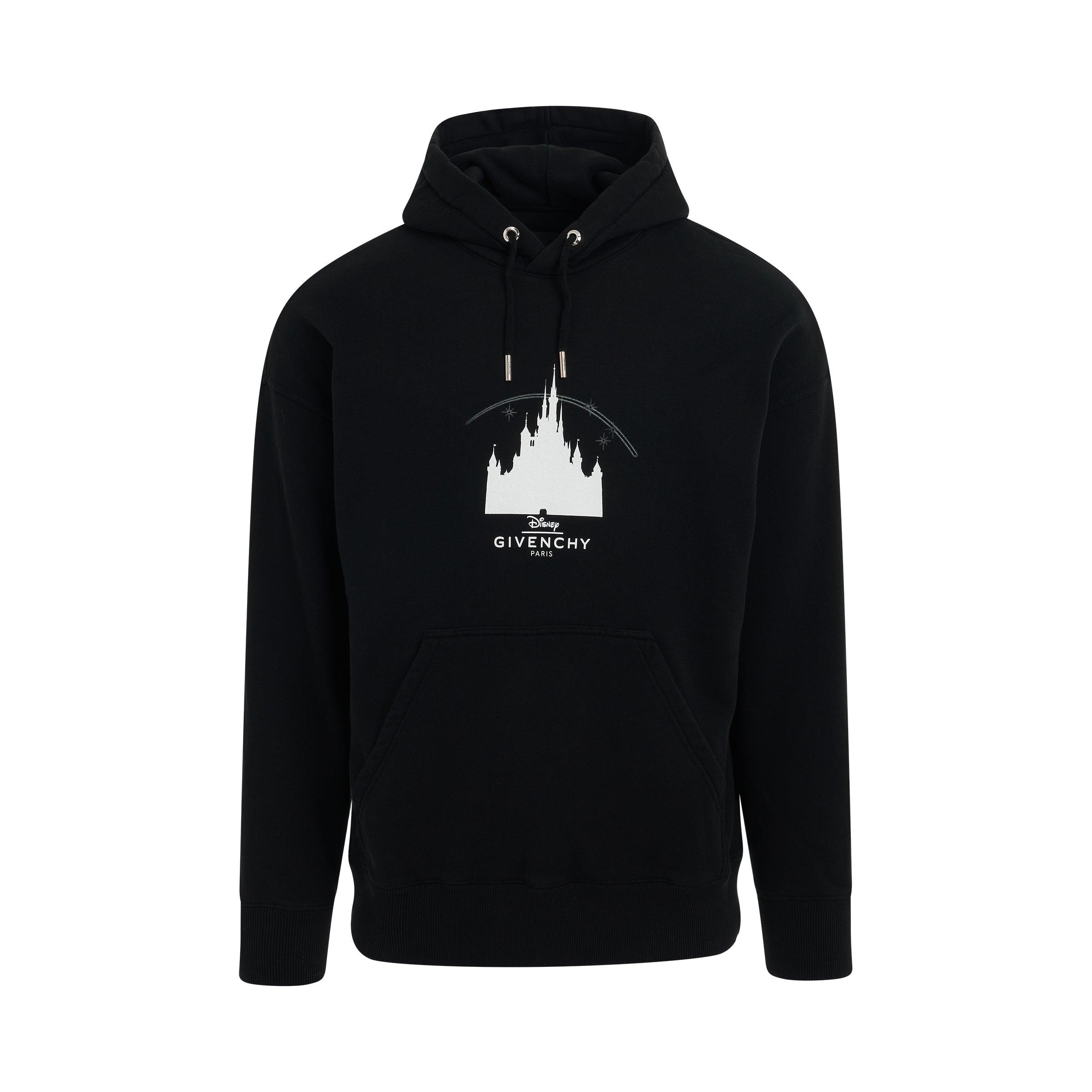 Givenchy Disney Castle Slim Fit Hoodie Long Sleeves 100 Cotton in Black for Men Lyst
