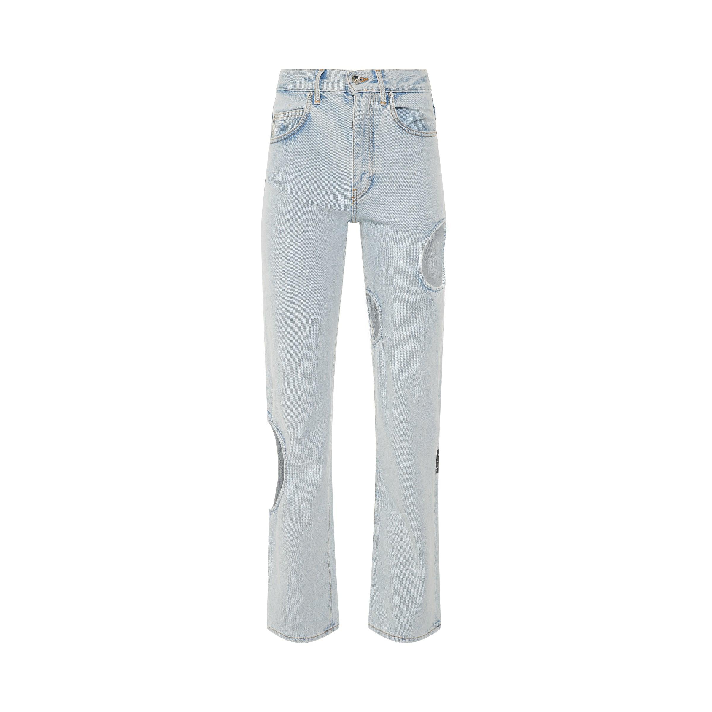 Off-White c/o Virgil Abloh Meteor Cool Baggy Jeans In Light Blue | Lyst