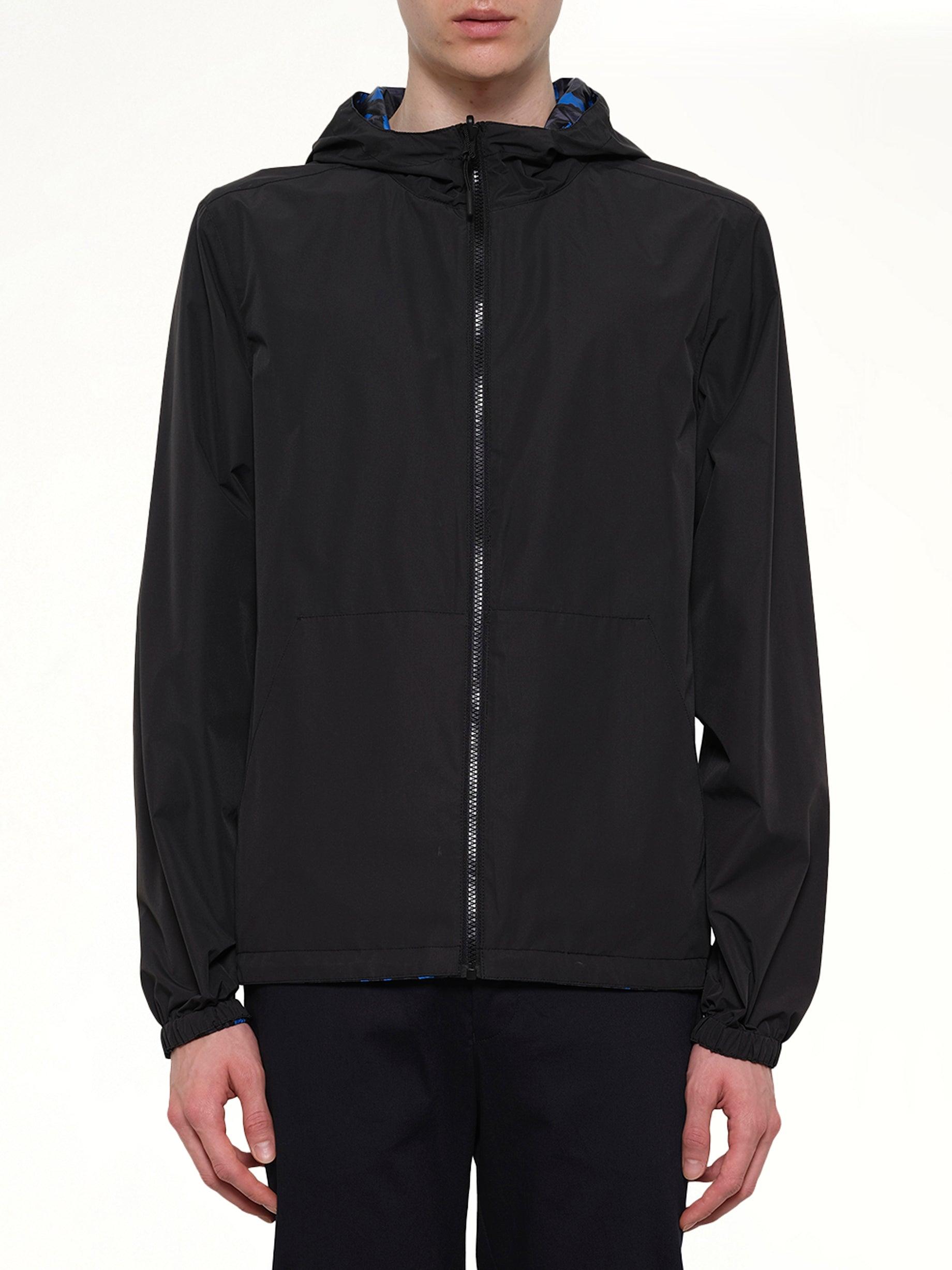 KENZO Reversible Windbreaker in Black for Men | Lyst