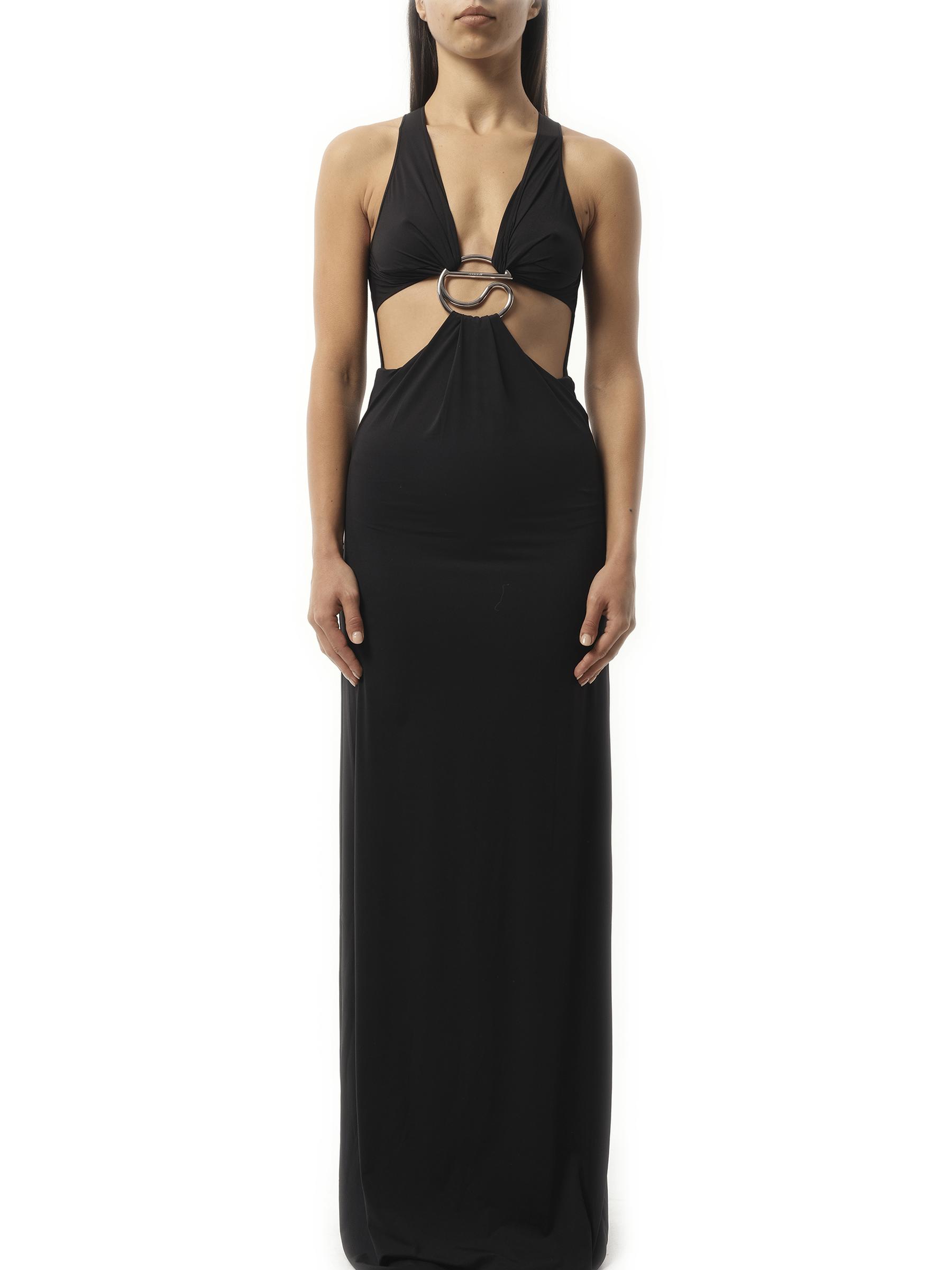 ワンピース Coperni SS25 CUT OUT C LOGO DRESS (COPR157F5023 BLK) Coperni Cut-Out C-Logo Dress in Black | Lyst