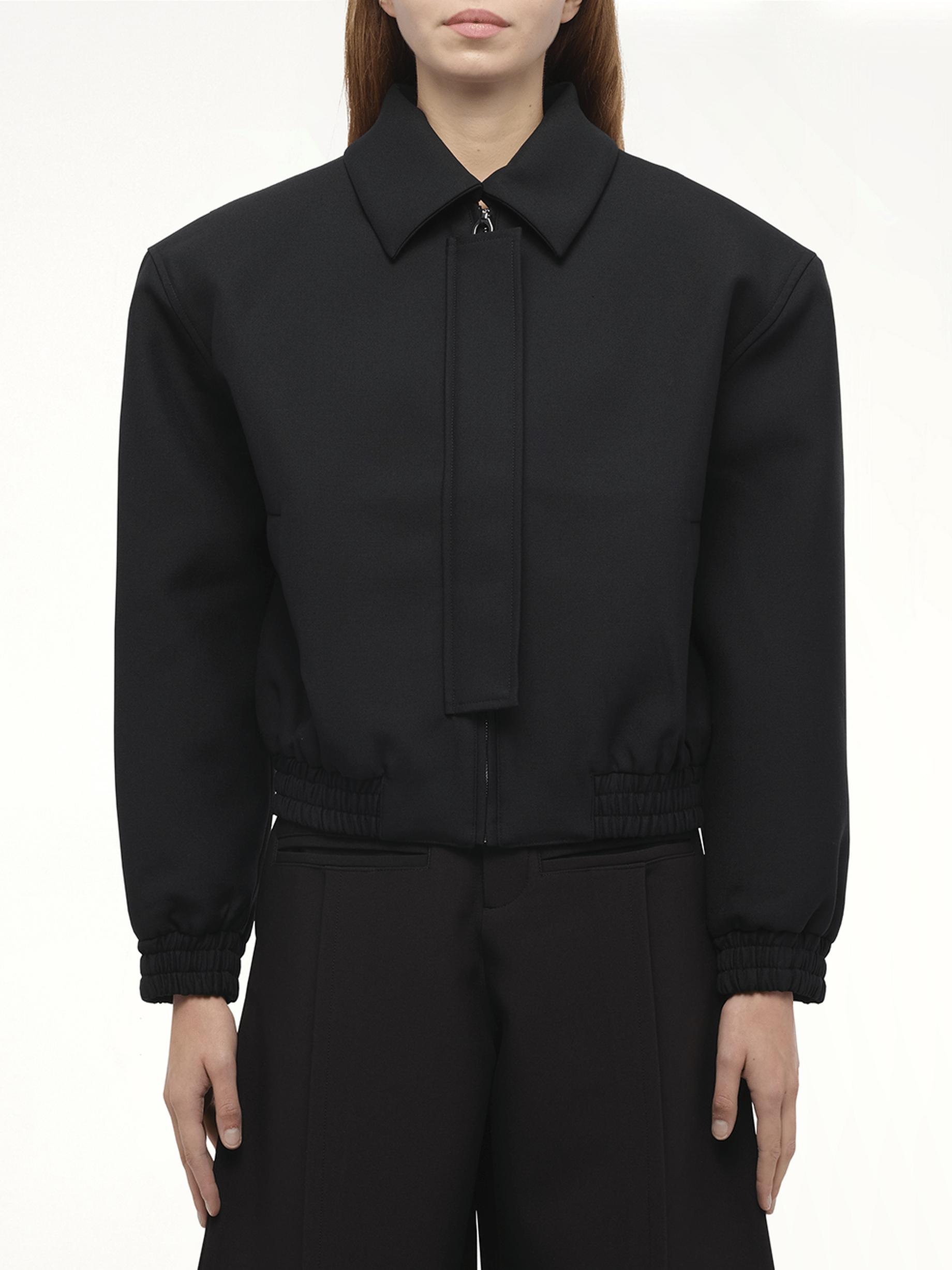 Fax Copy Express Zip Shoulder Jacket, 100% Polyester, Size: Medium