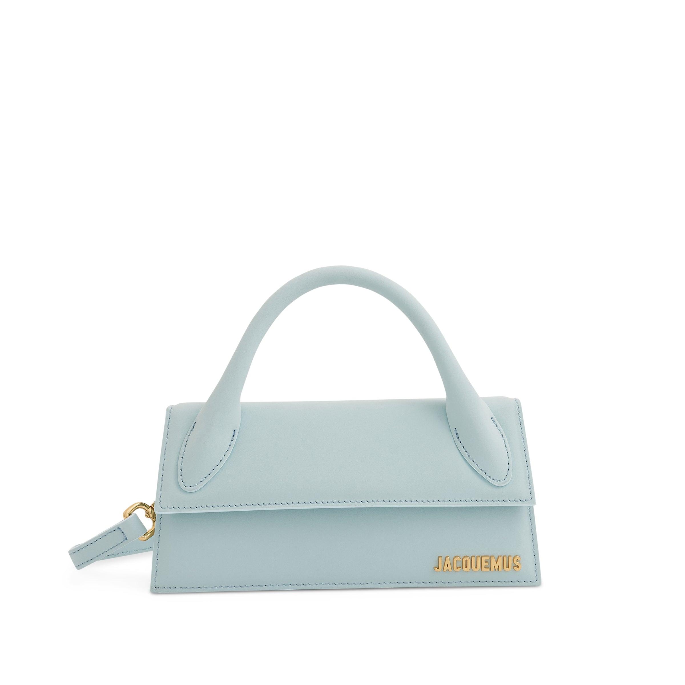 Jacquemus Le Chiquito Long Leather Bag In Pale Blue | Lyst