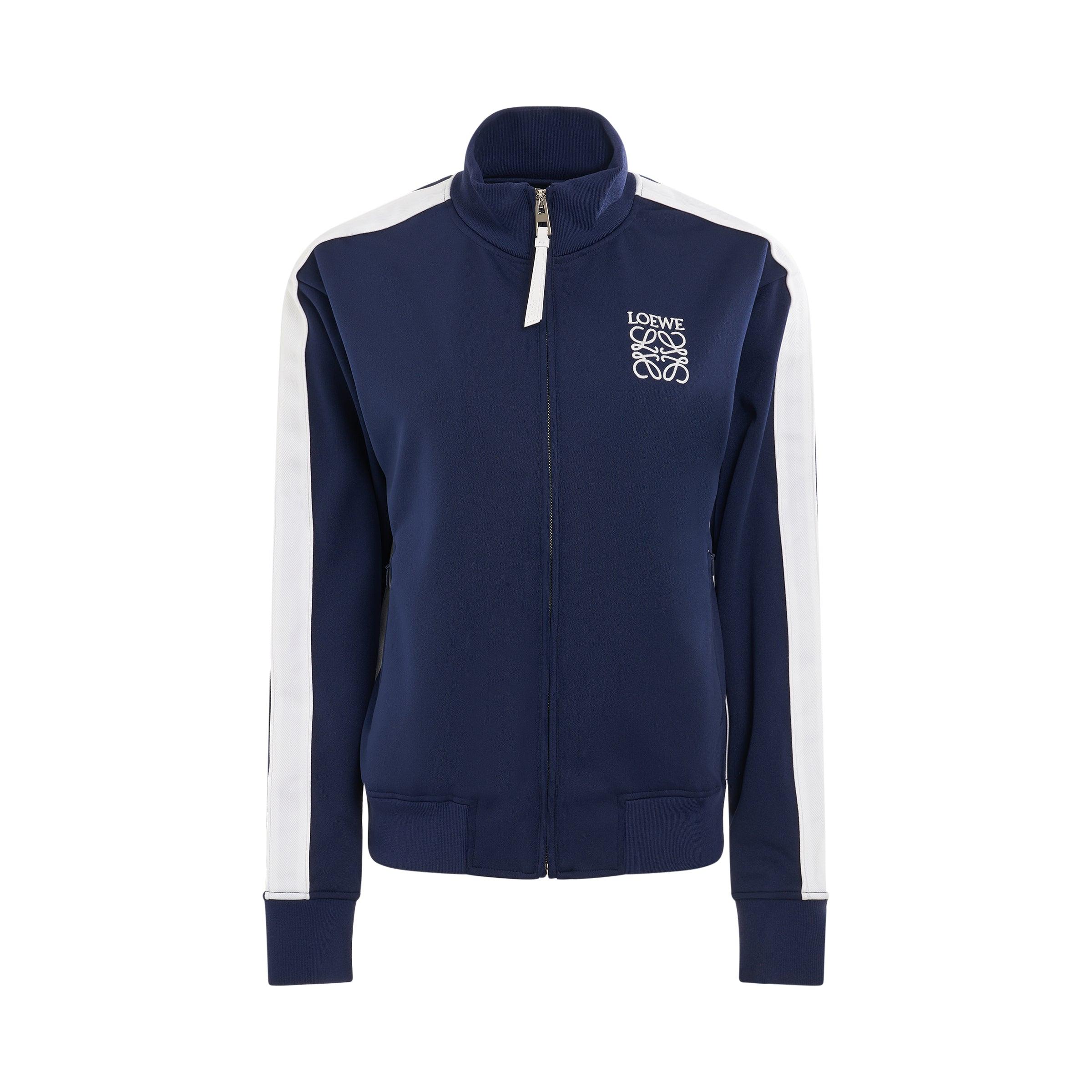 Loewe Technical Jersey Tracksuit Jacket In Marine in Blue Lyst