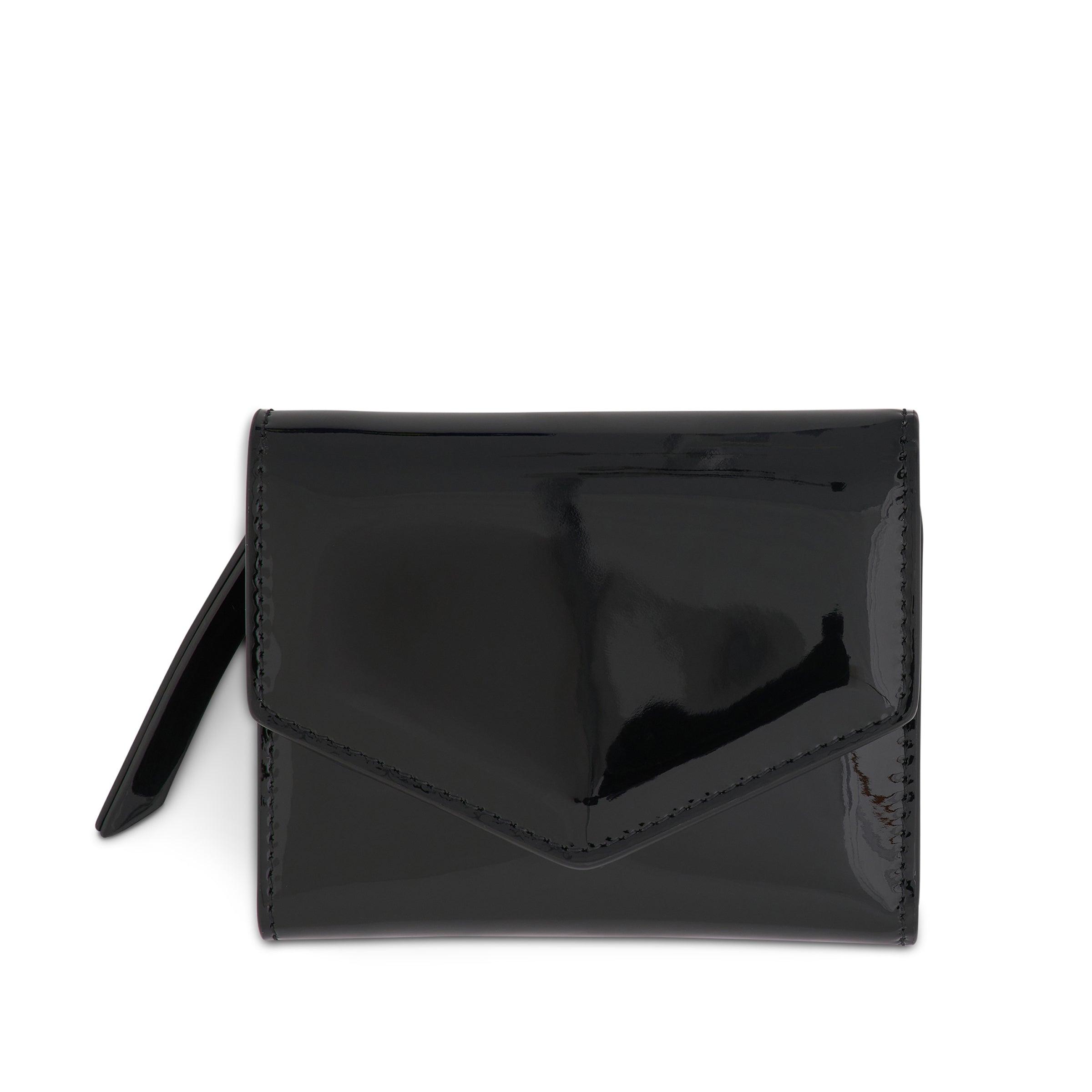 Maison Margiela 4 Stitch Patent Leather Envelope Wallet In Black | Lyst