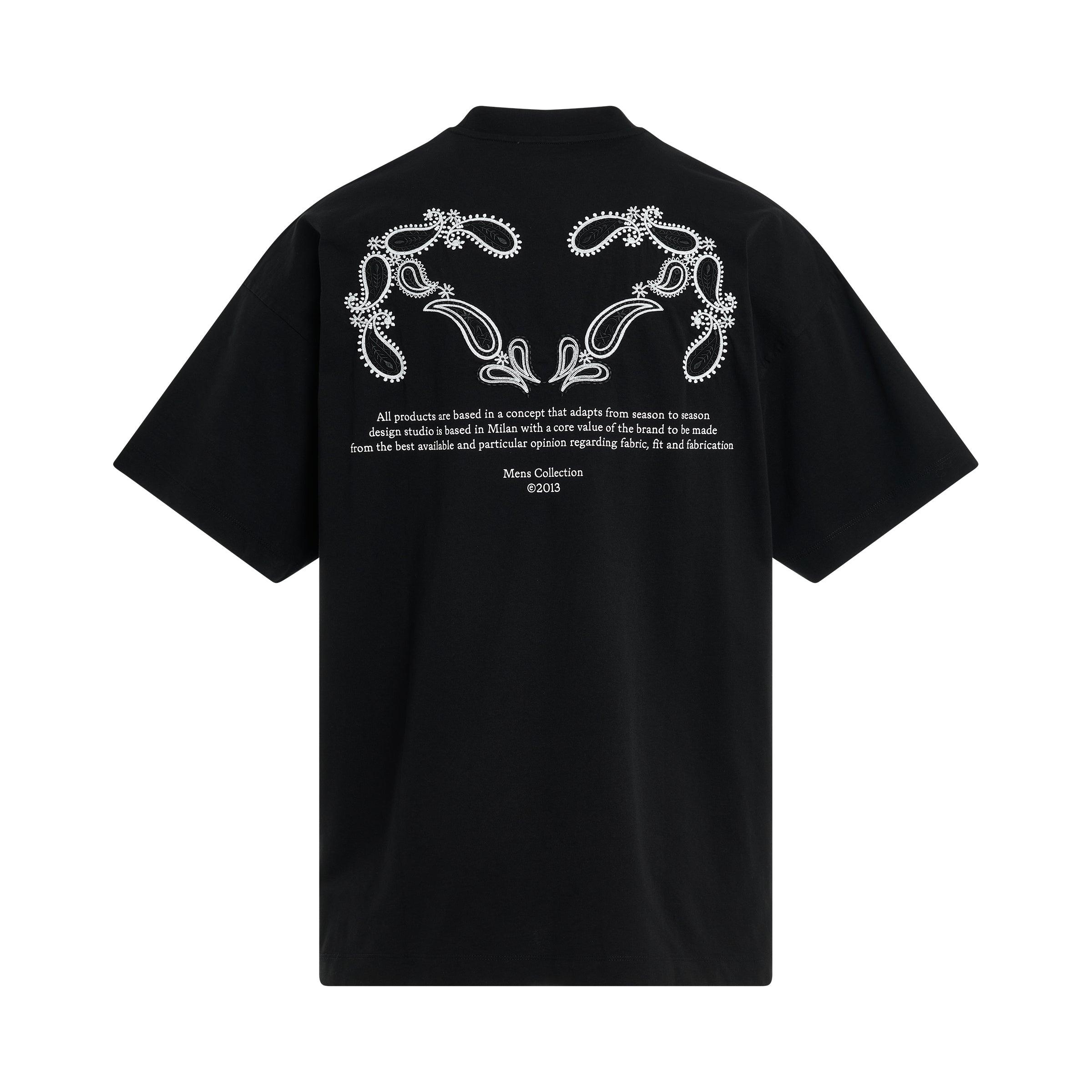 Off-White c/o Virgil Abloh Bandana Half Arrow Oversized T-shirt In