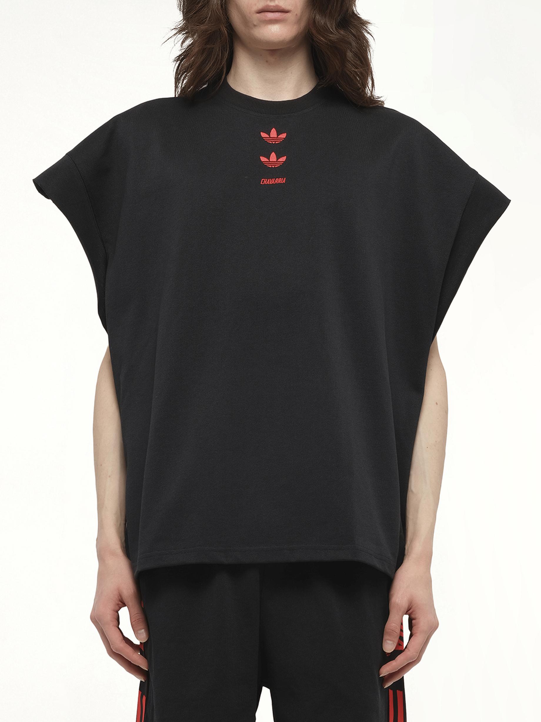 Willy Chavarria Adidas X Chavarria Jabbar Muscle T-Shirt in Black 