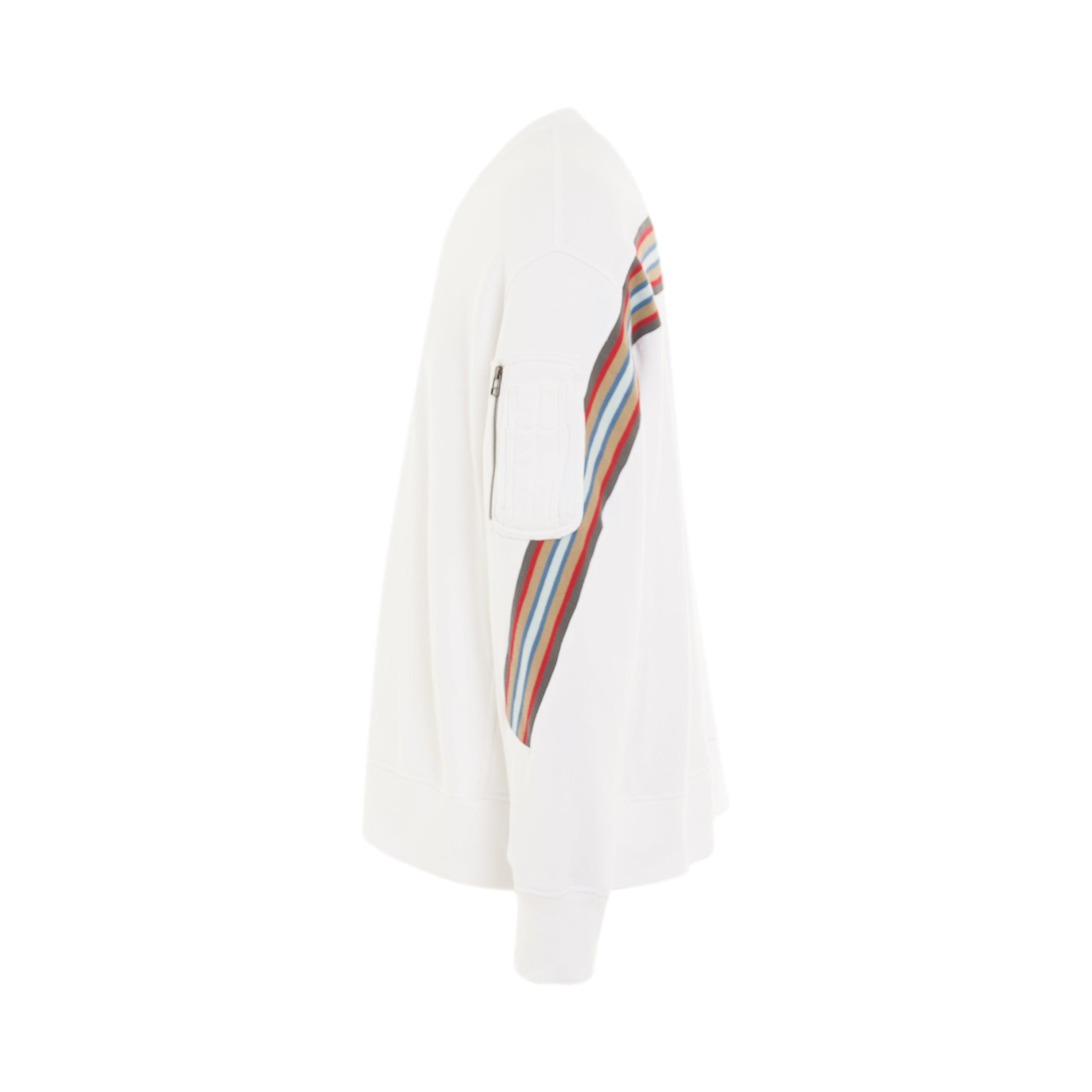 Facetasm Rib Xxl Sweatshirt In White for Men | Lyst