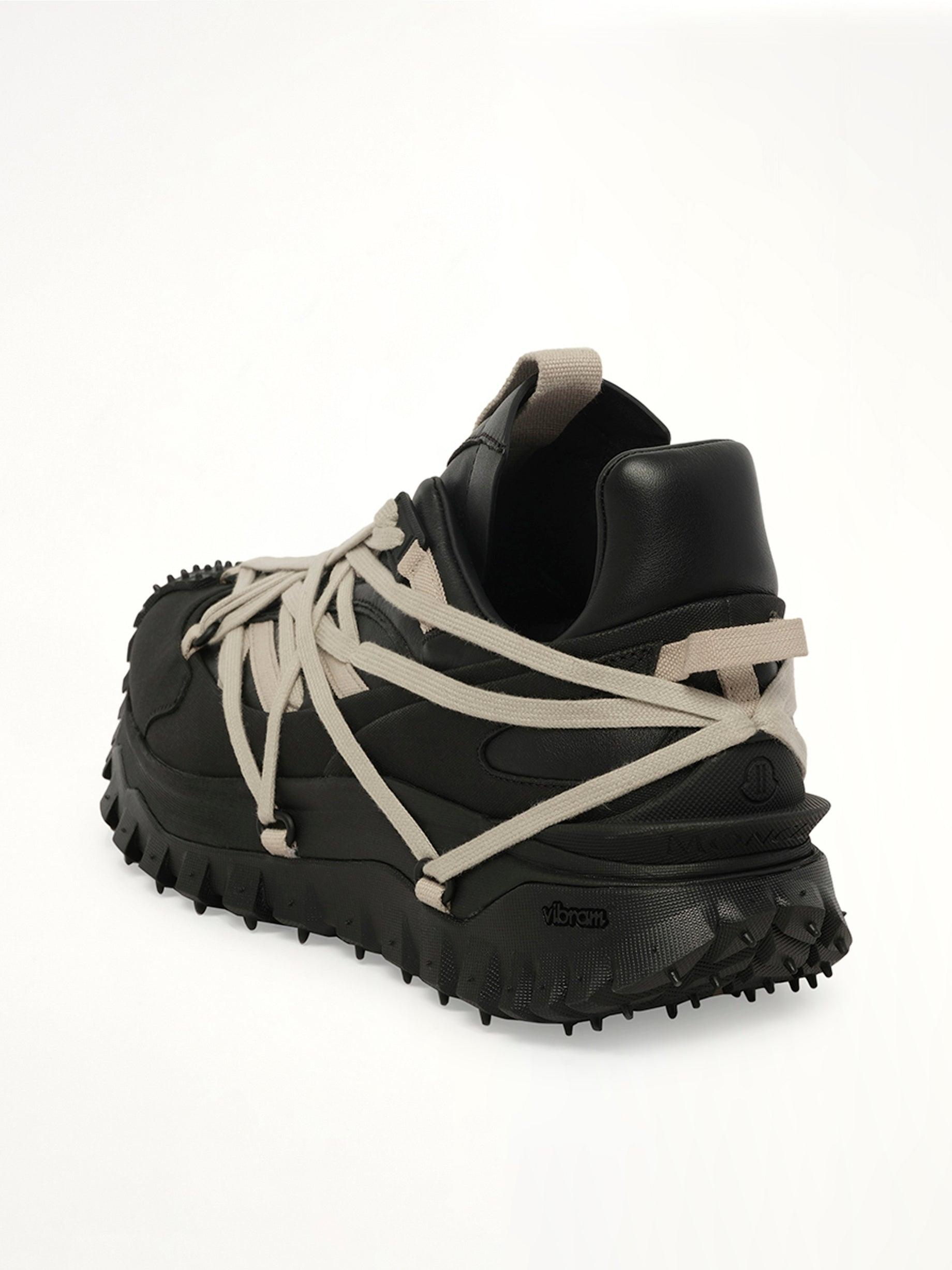 Rick Owens X Moncler Trail Grip Megalace Sneaker in Black for Men