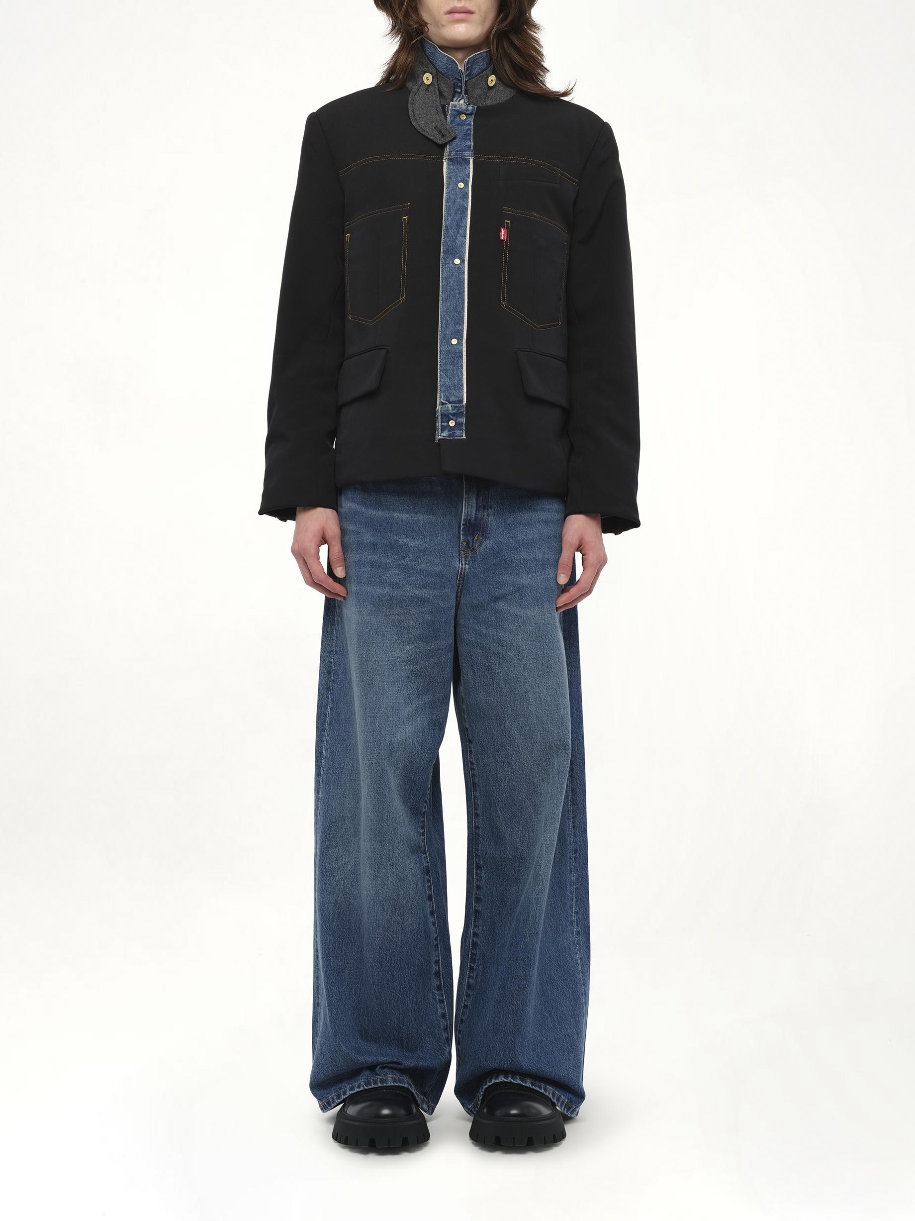 Sacai X Levi's Denim X Matelassetwill Reversible Blouson, 100