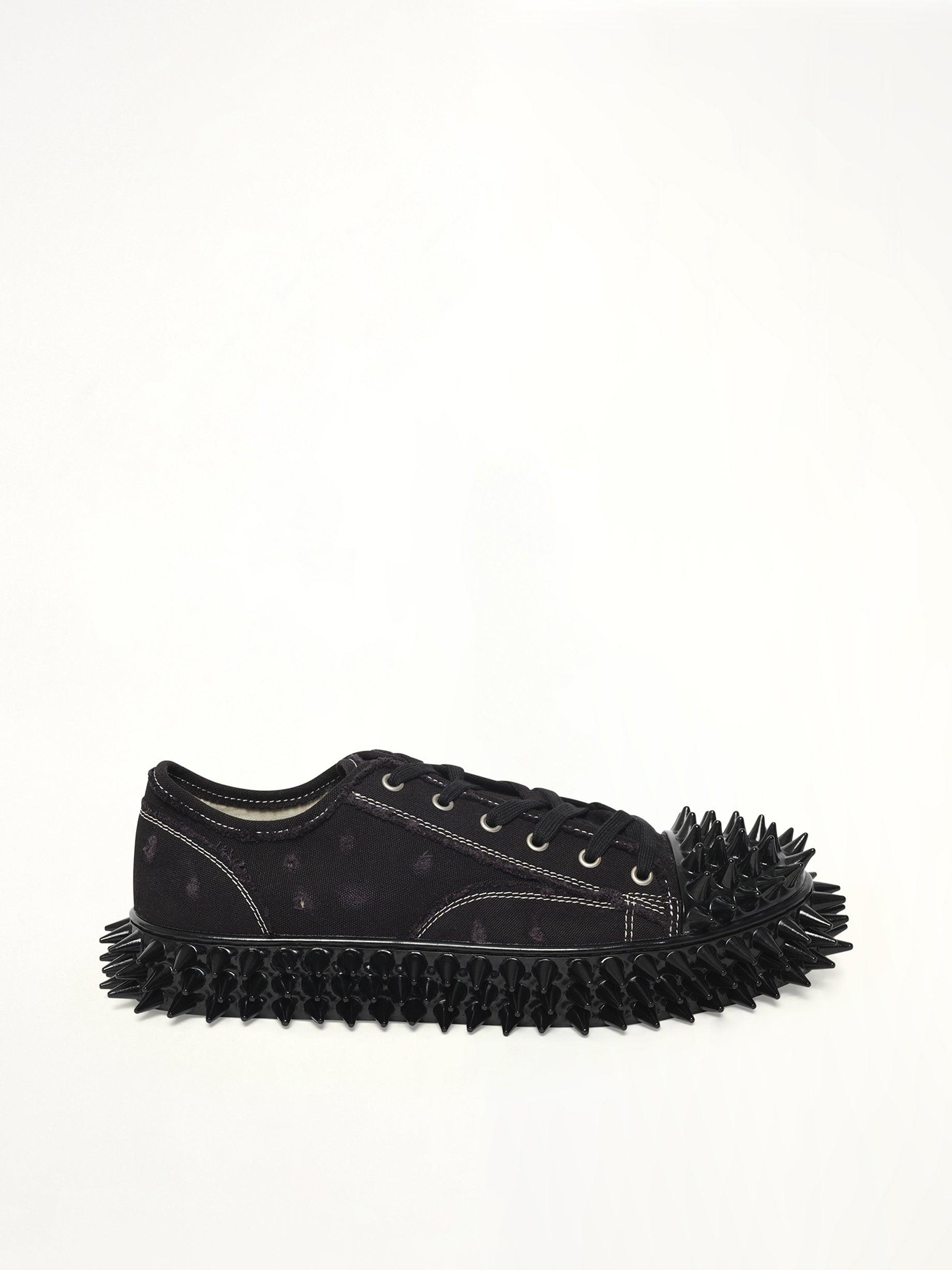 Doublet Spiky Canvas Sneaker in Black for Men | Lyst