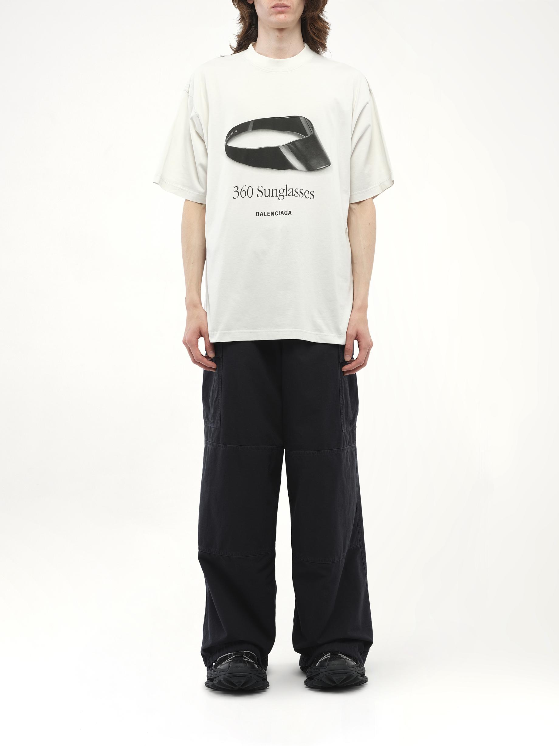 Balenciaga 360 Sunglasses Medium Fit T-Shirt, 100% Cotton