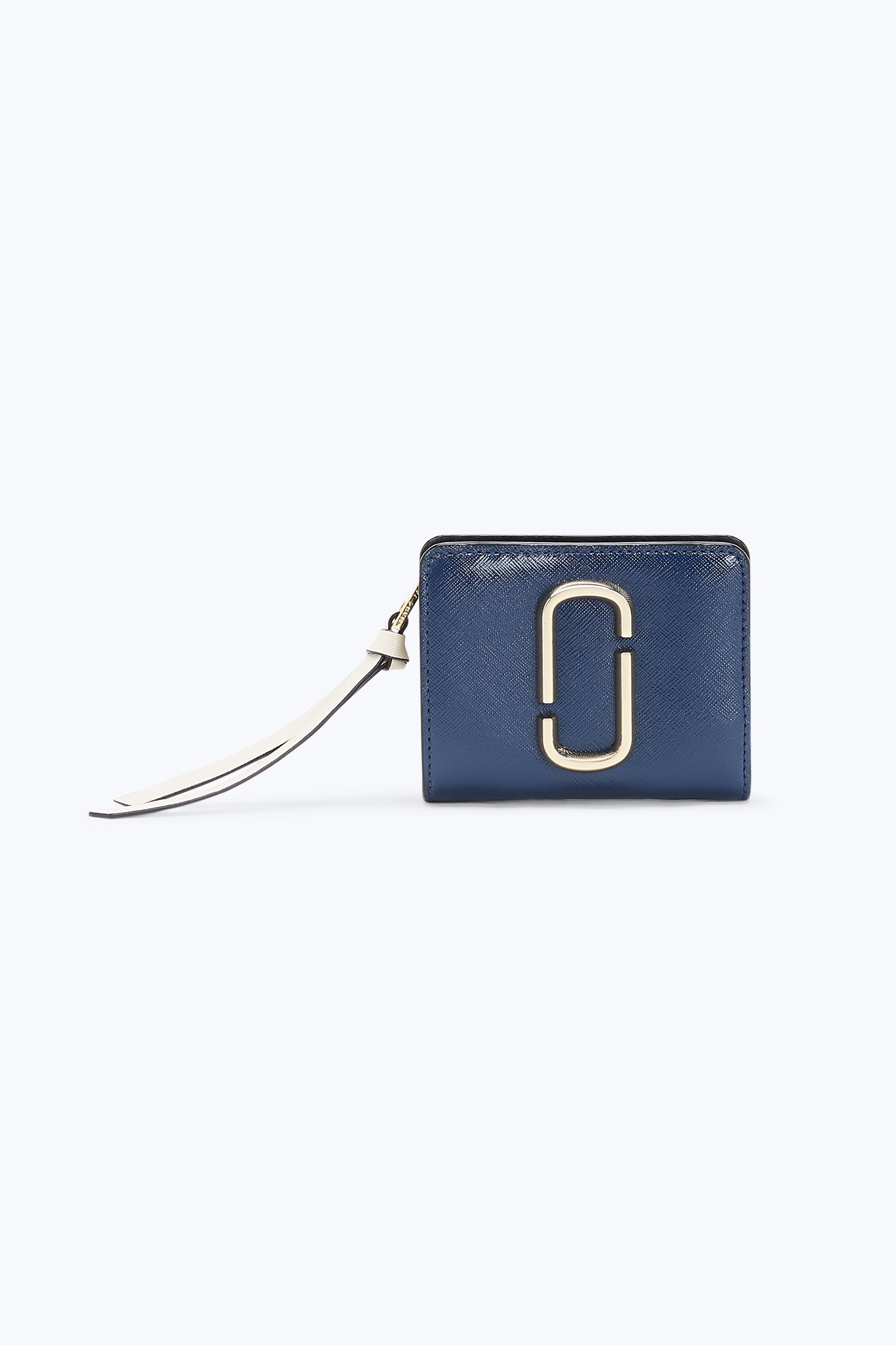 Marc Jacobs Snapshot Mini Compact Wallet in Blue | Lyst