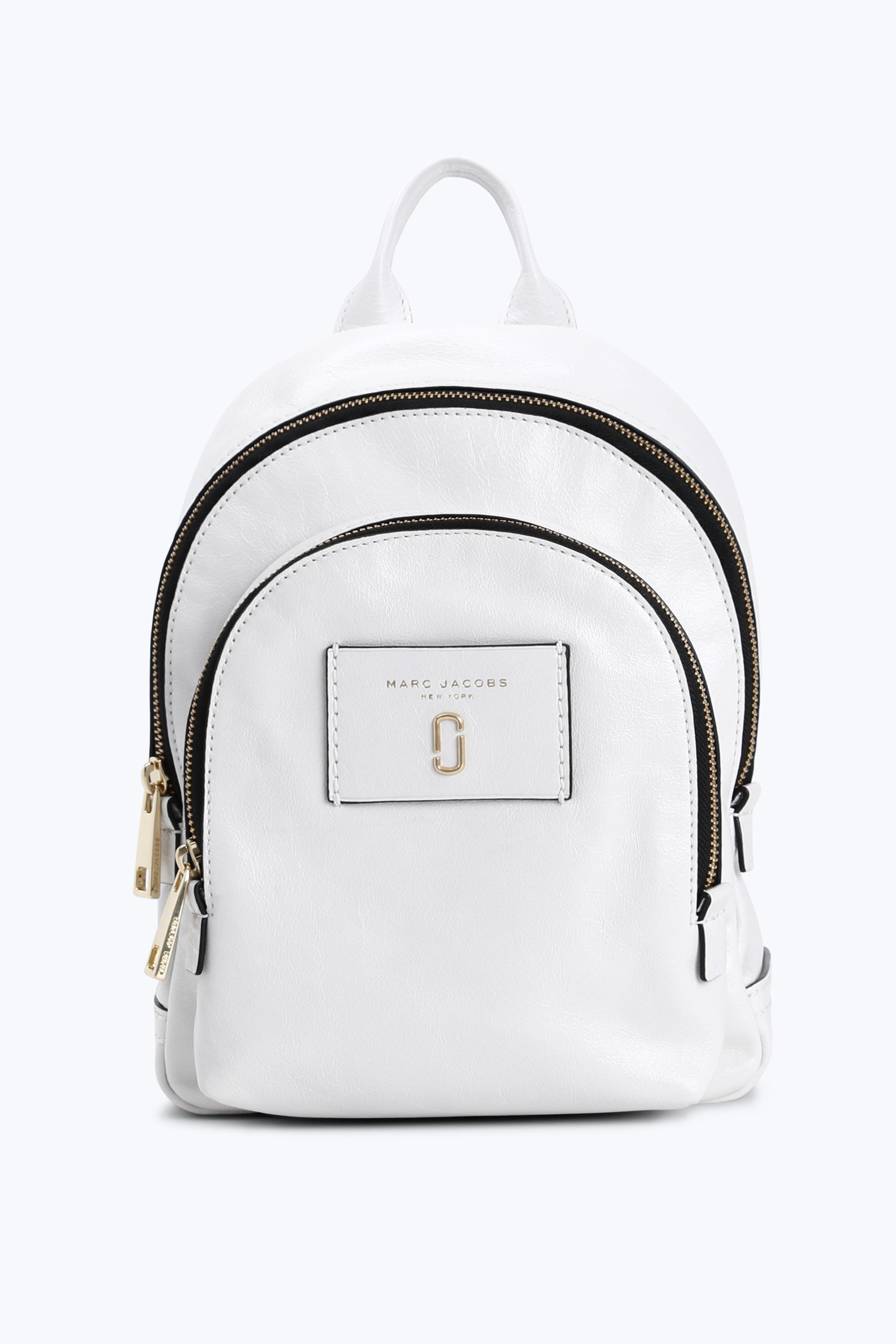 marc jacobs white backpack