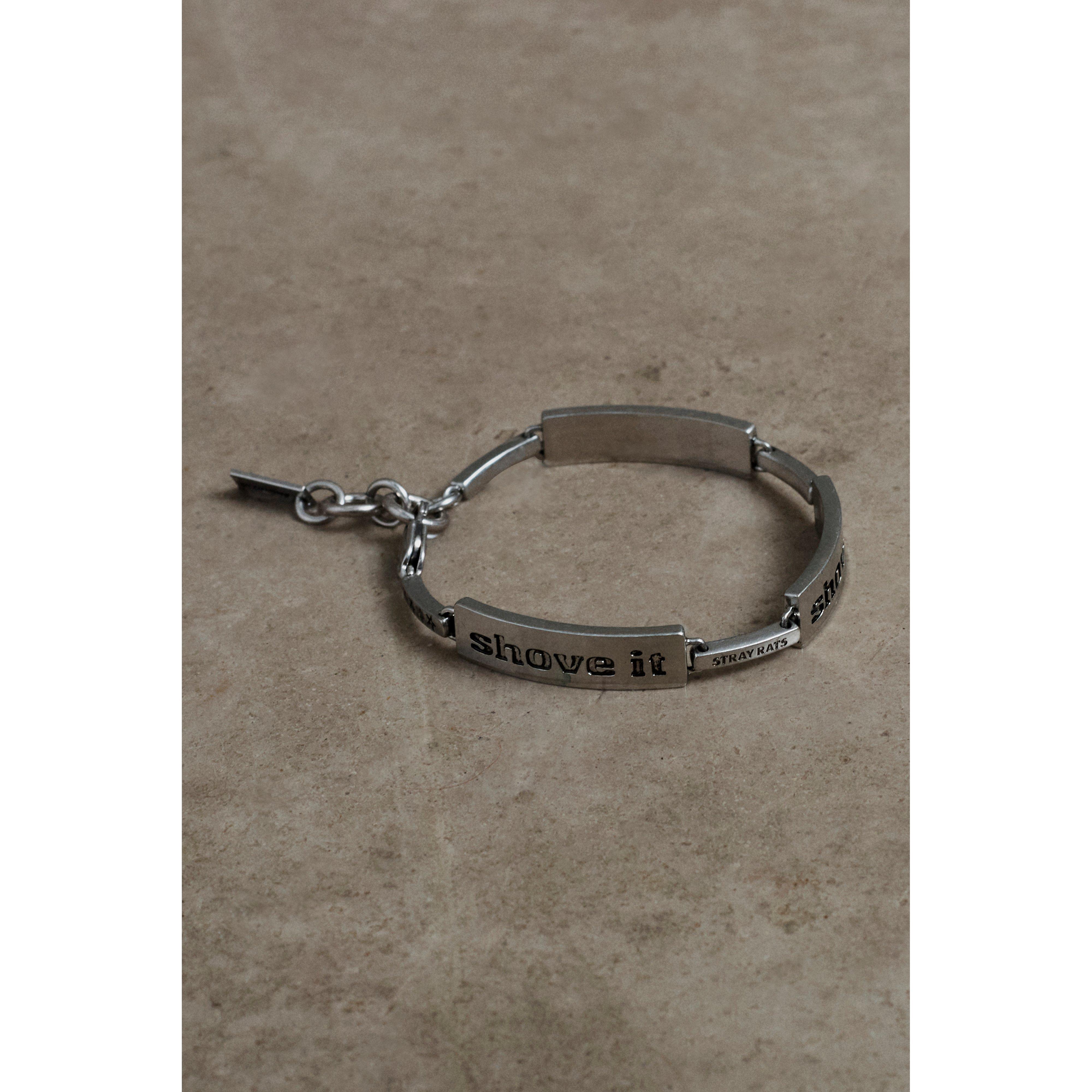 Marc Jacobs Women's ID Chain Bracelet in Aged Silver | END. Clothing