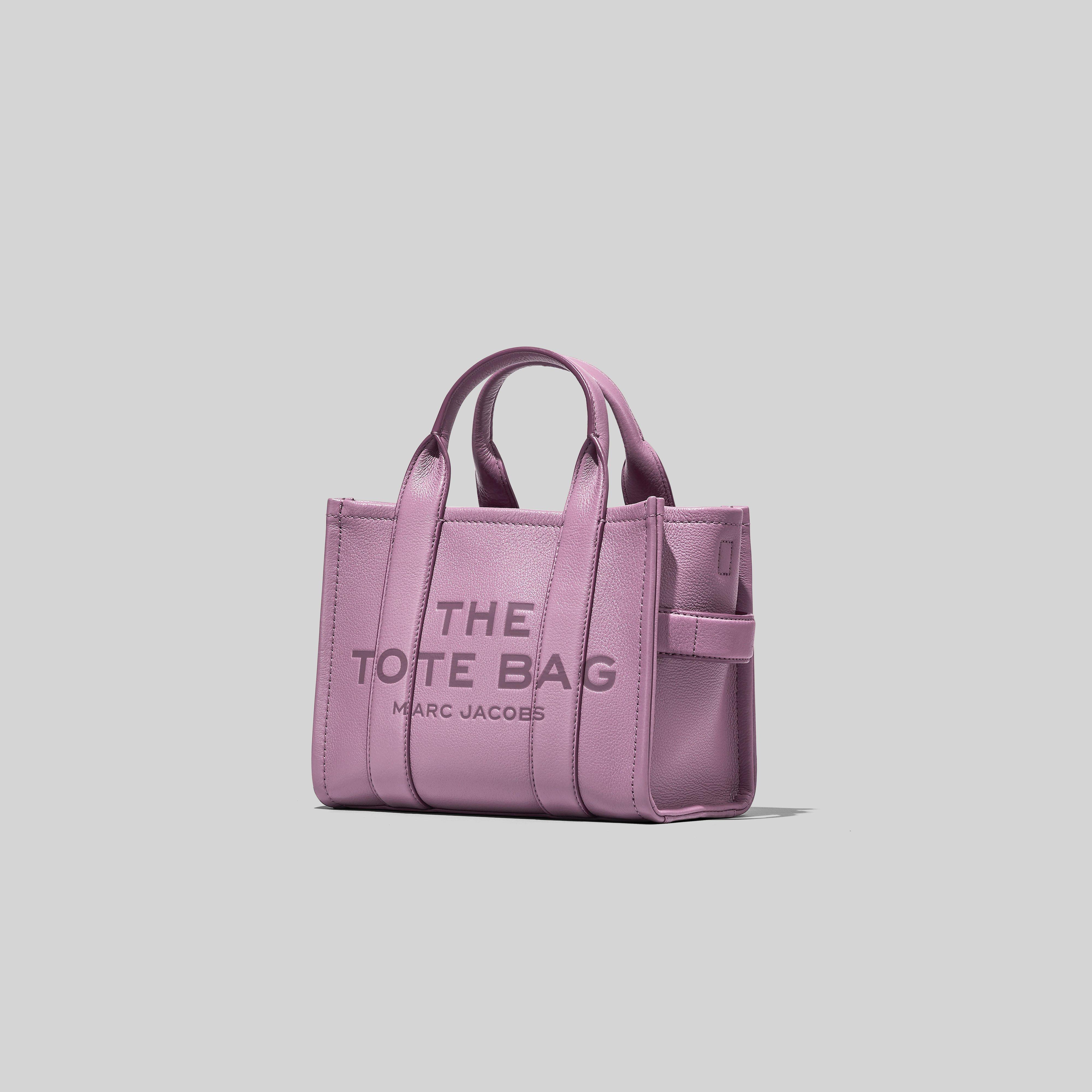 Marc Jacobs The Leather Mini Orchid Haze Tote Bag in Purple