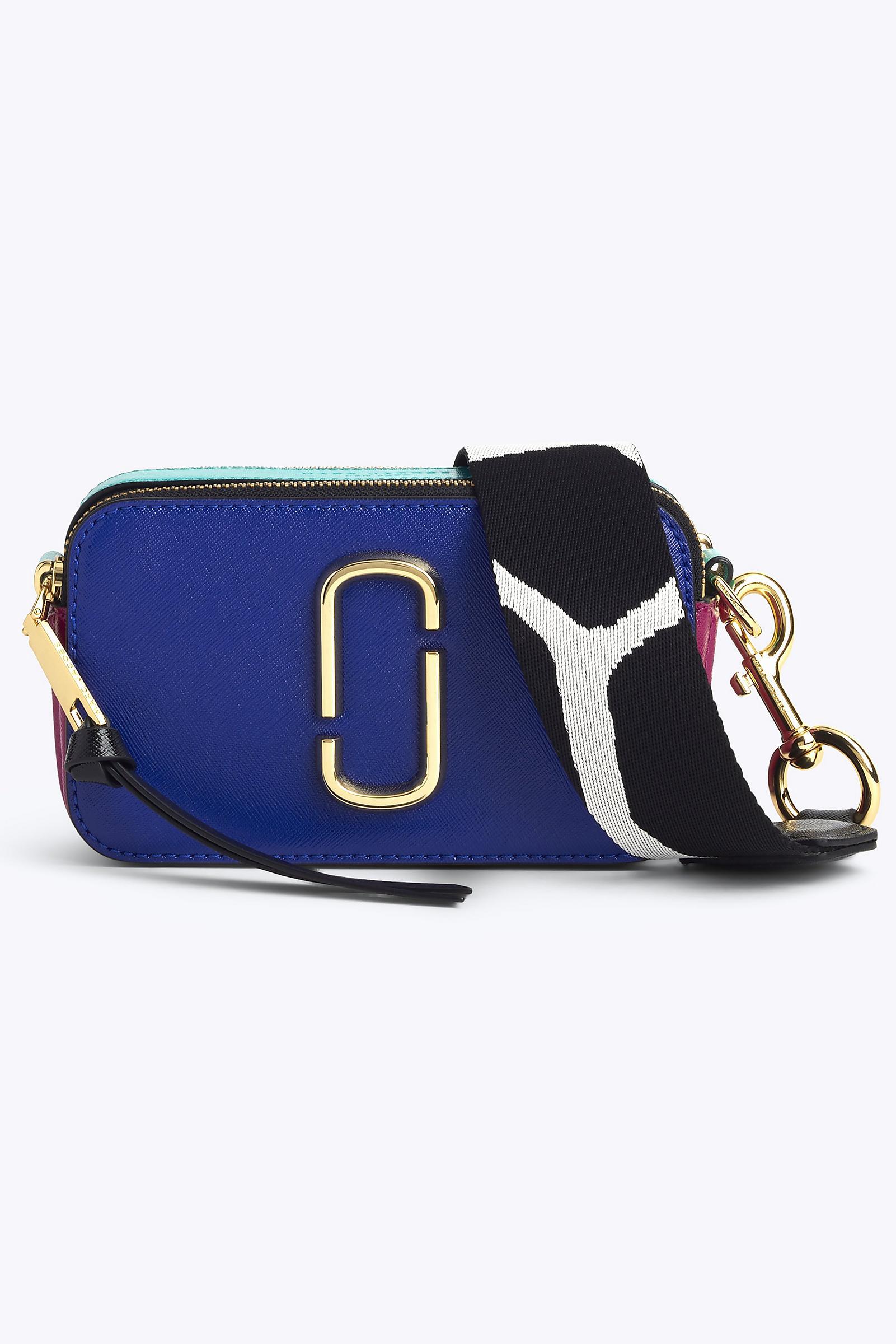 Marc Jacobs Snapshot Bag In Academy Blue Multi