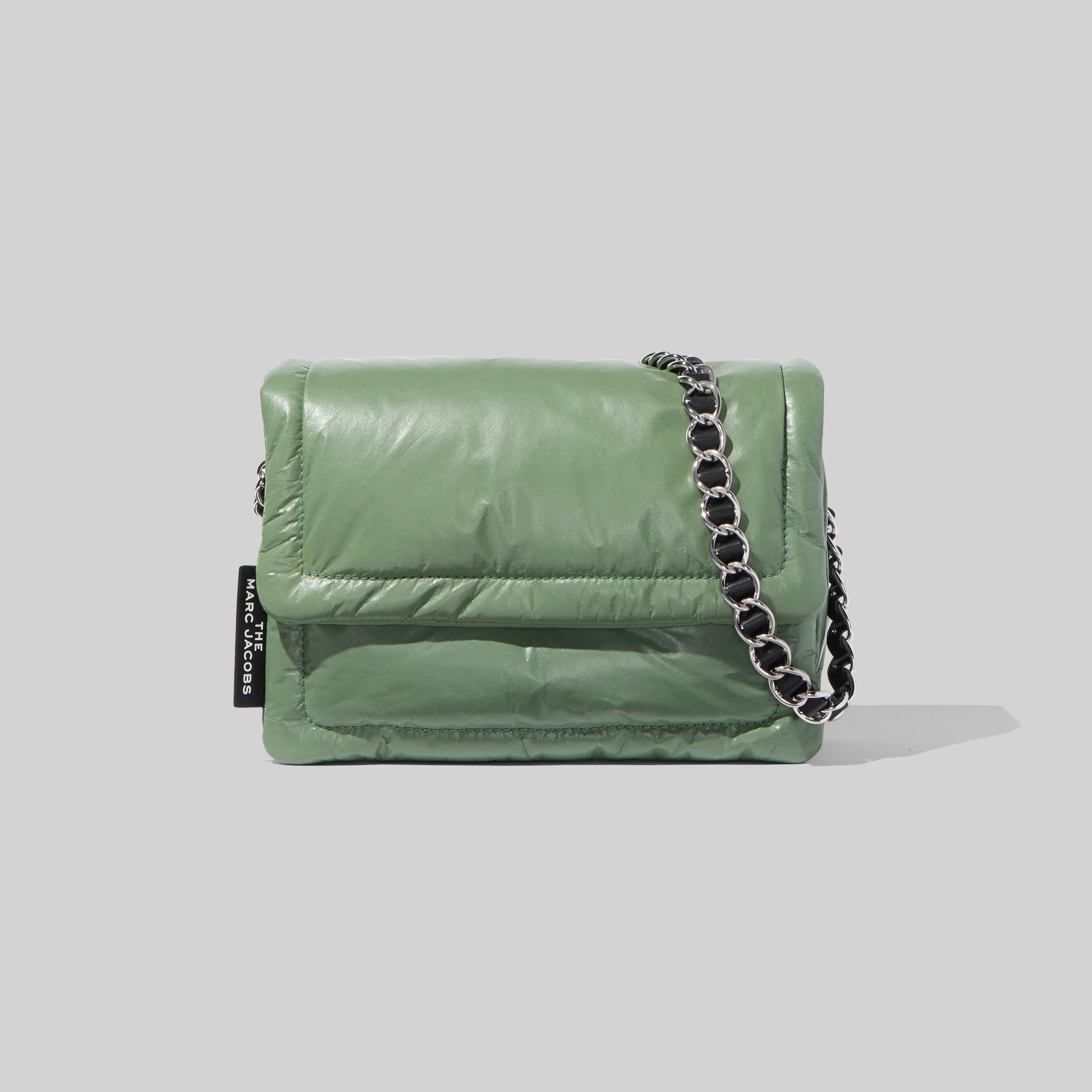 Marc Jacobs Leather The Pillow Bag in Green - Lyst