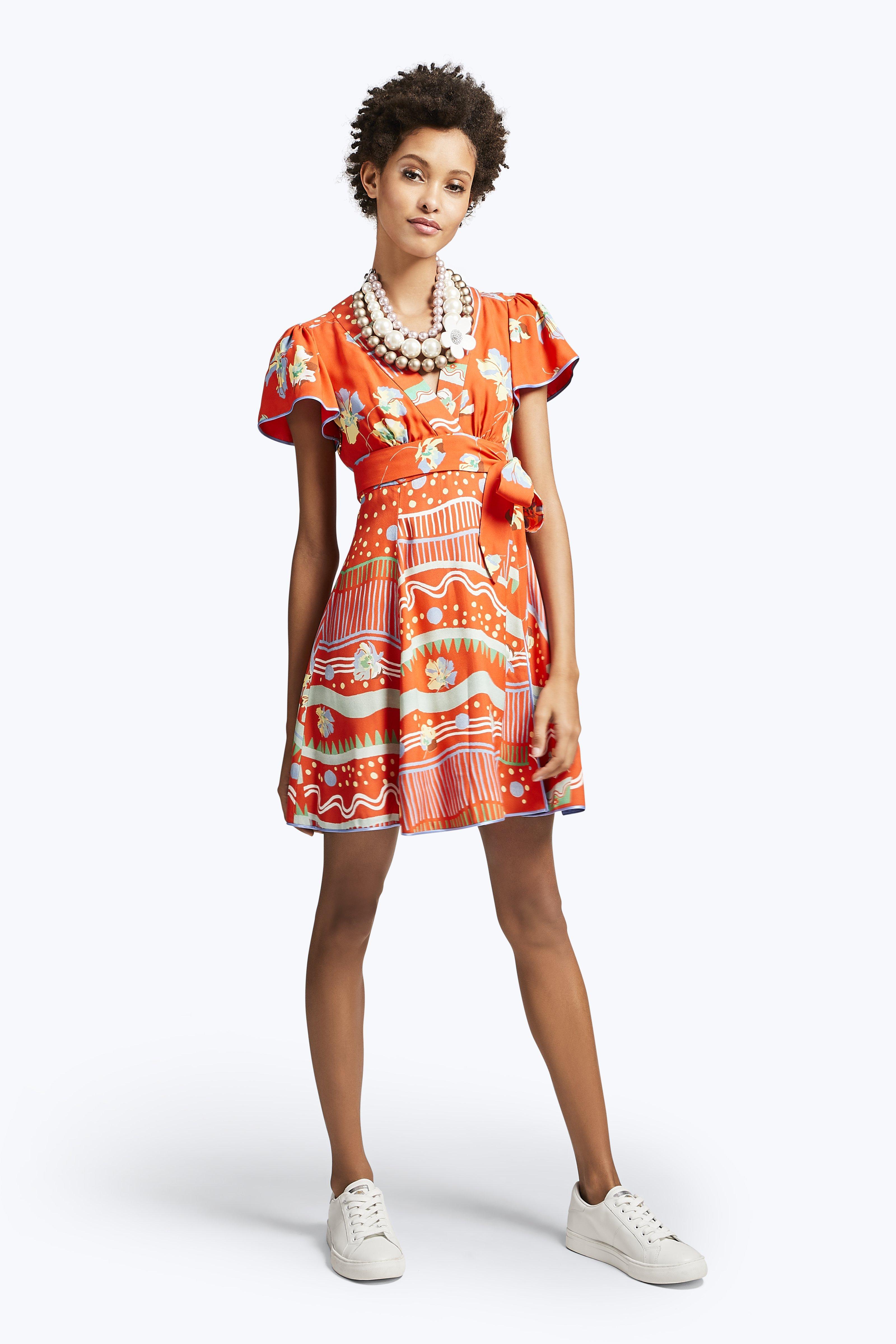 poppy wrap dress