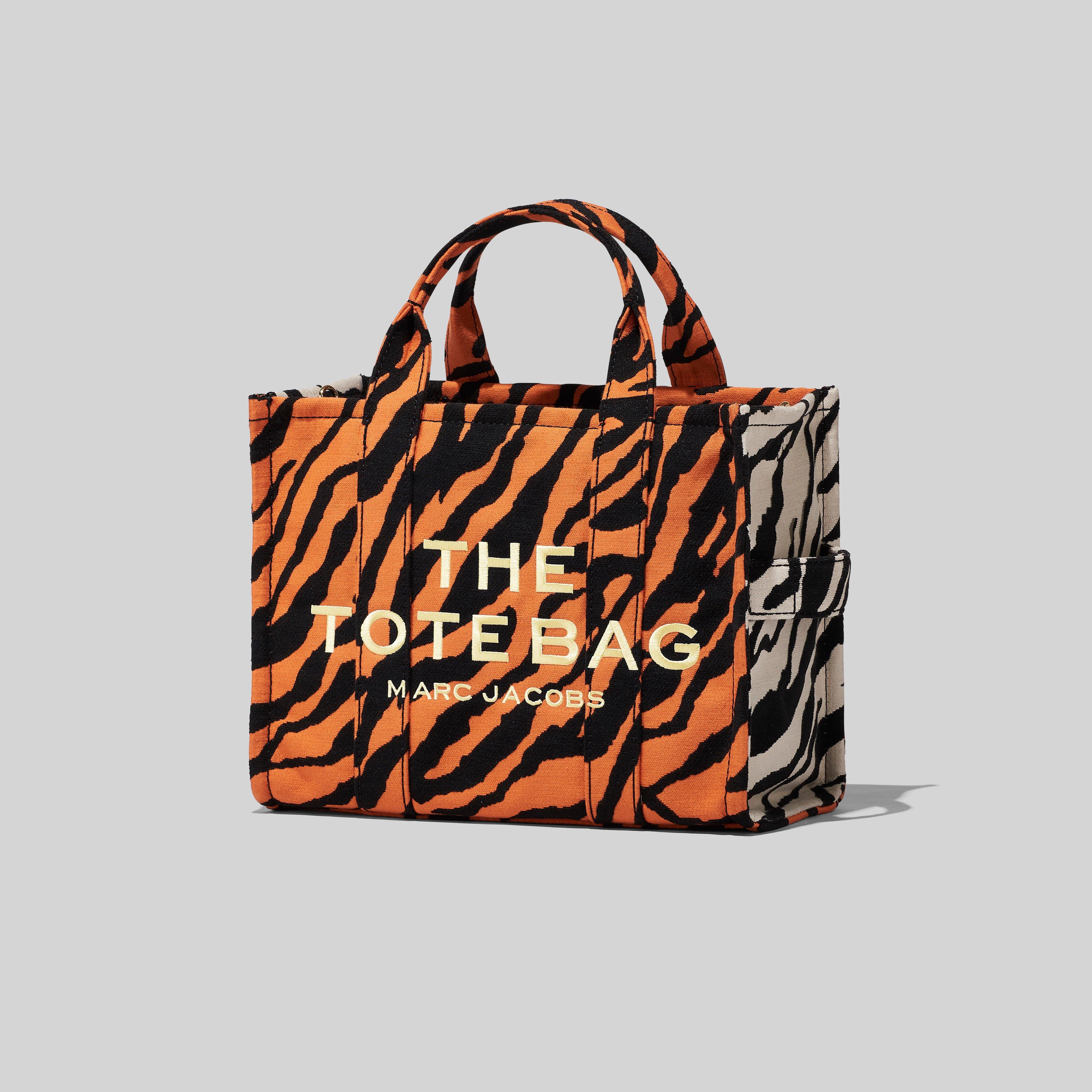 Marc Jacobs Synthetic The Tiger Stripe Small Tote Bag in Orange 