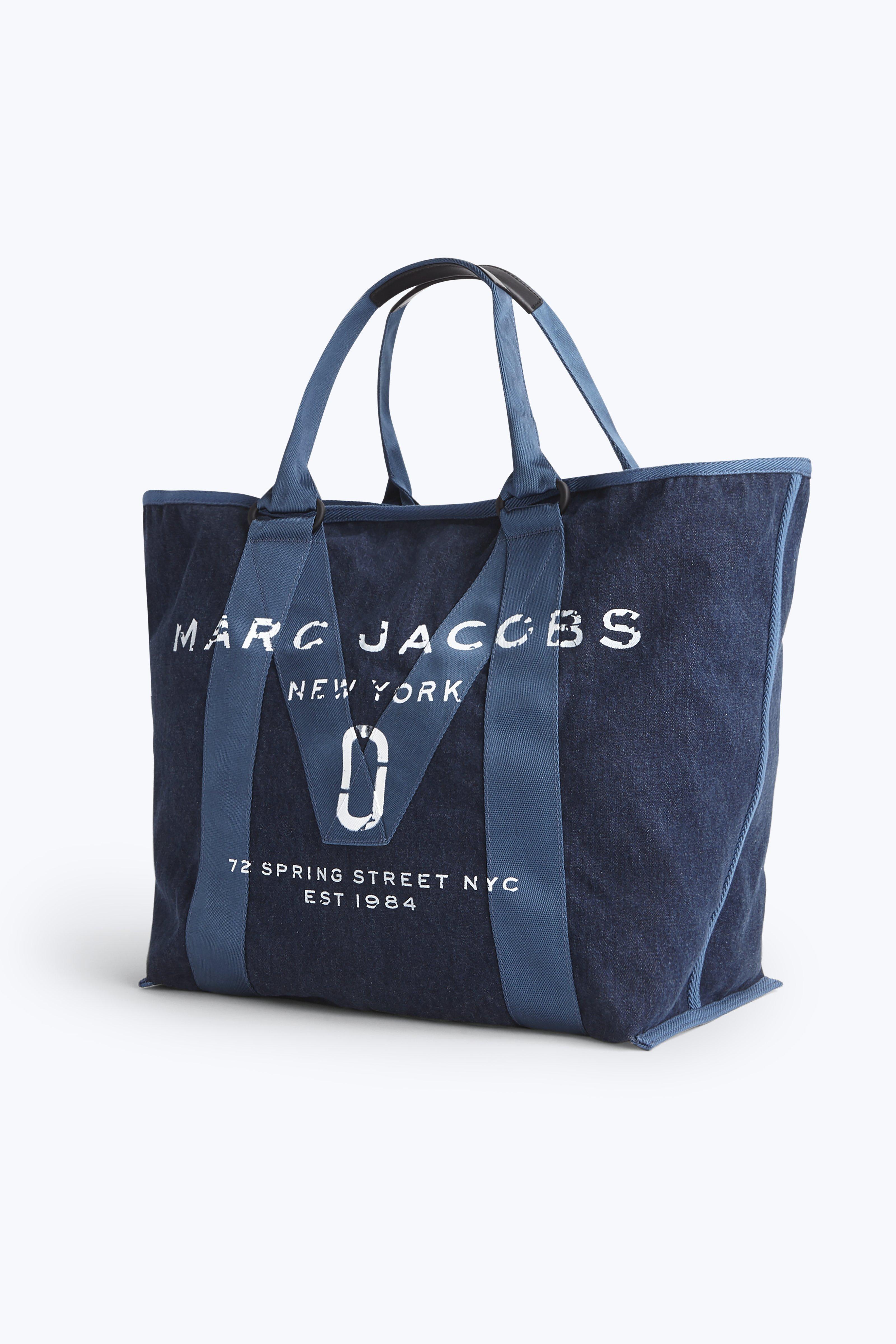 Marc Jacobs New Logo Denim Tote in Blue | Lyst