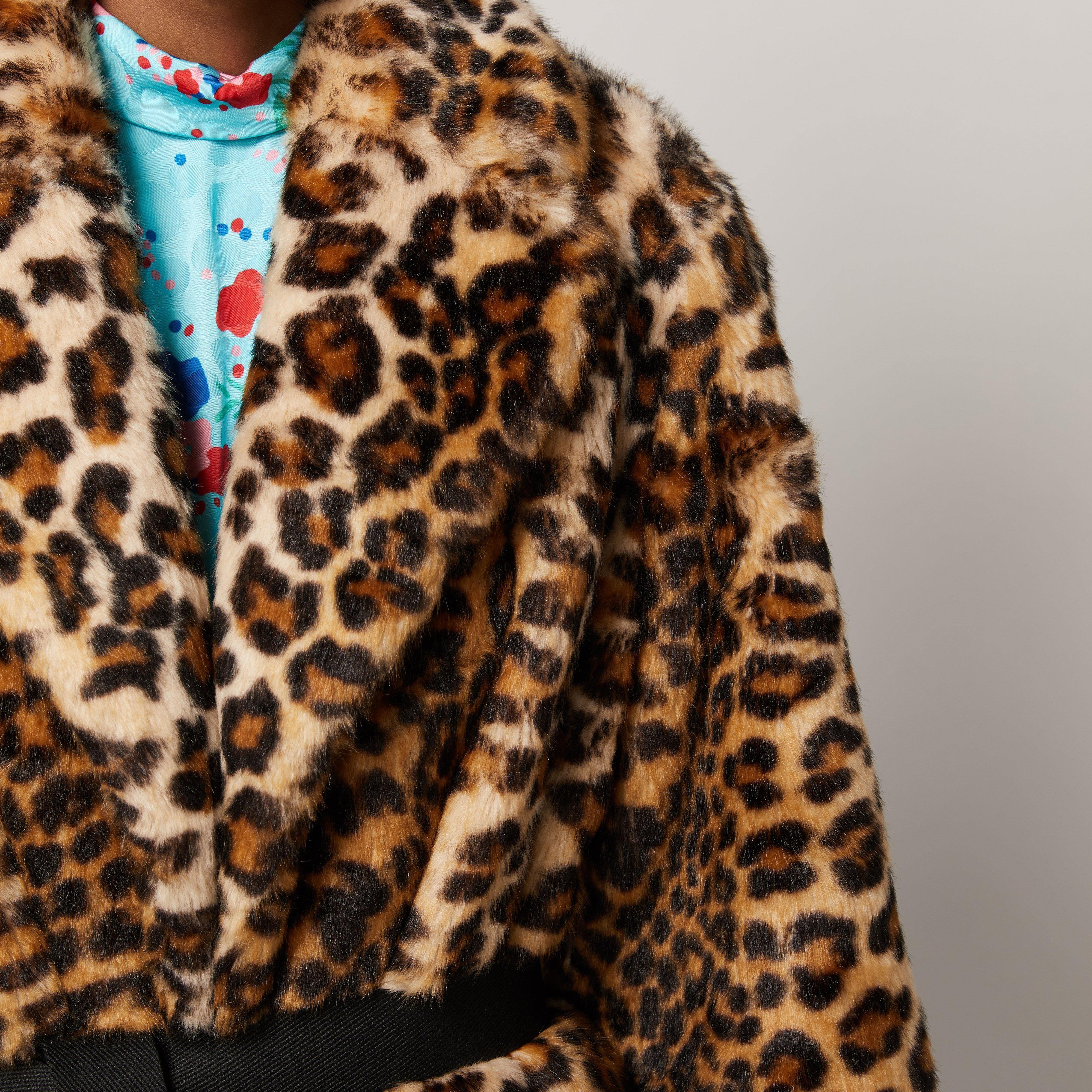 marc jacobs leopard coat