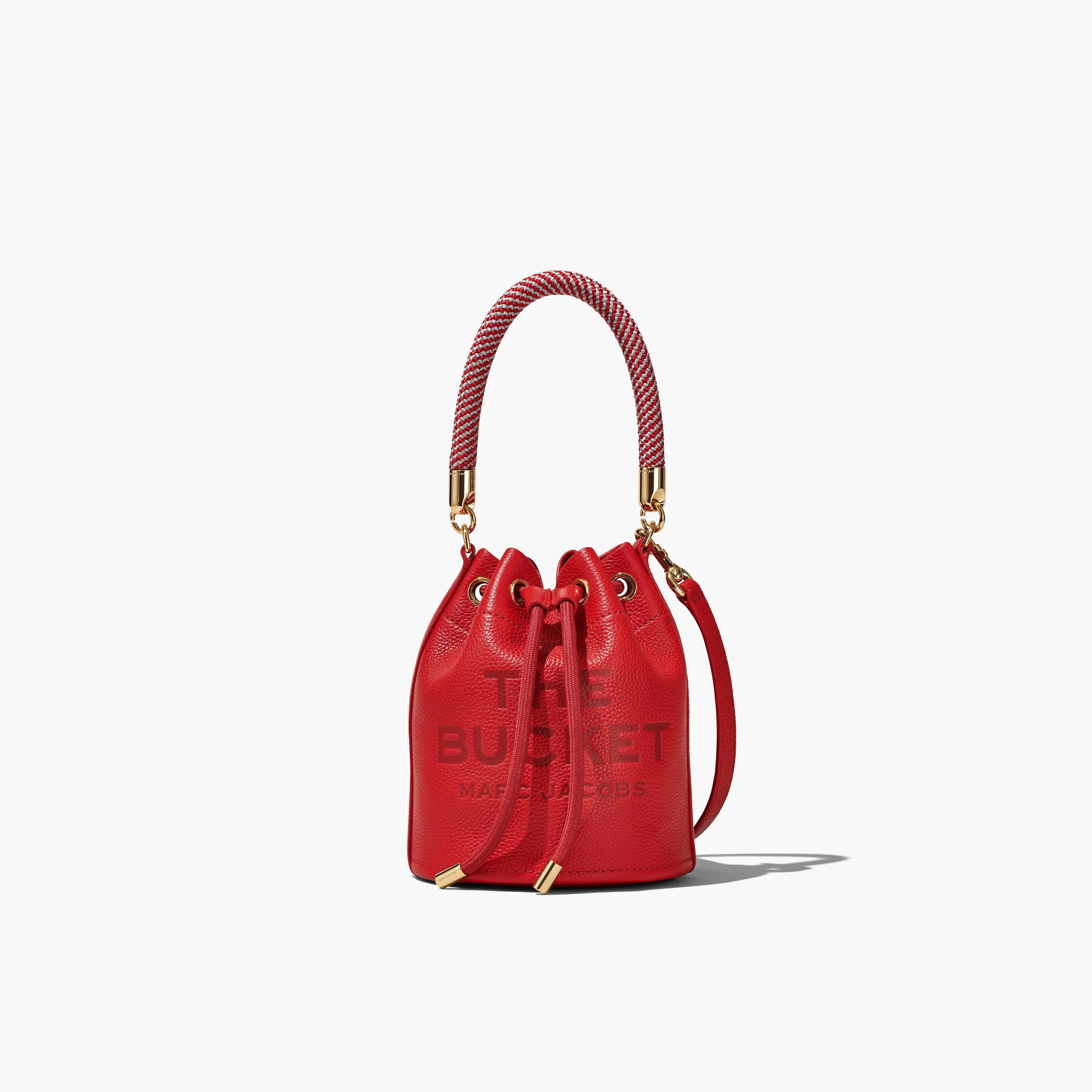 Marc Jacobs The Leather Micro Bucket Bag in Red Lyst