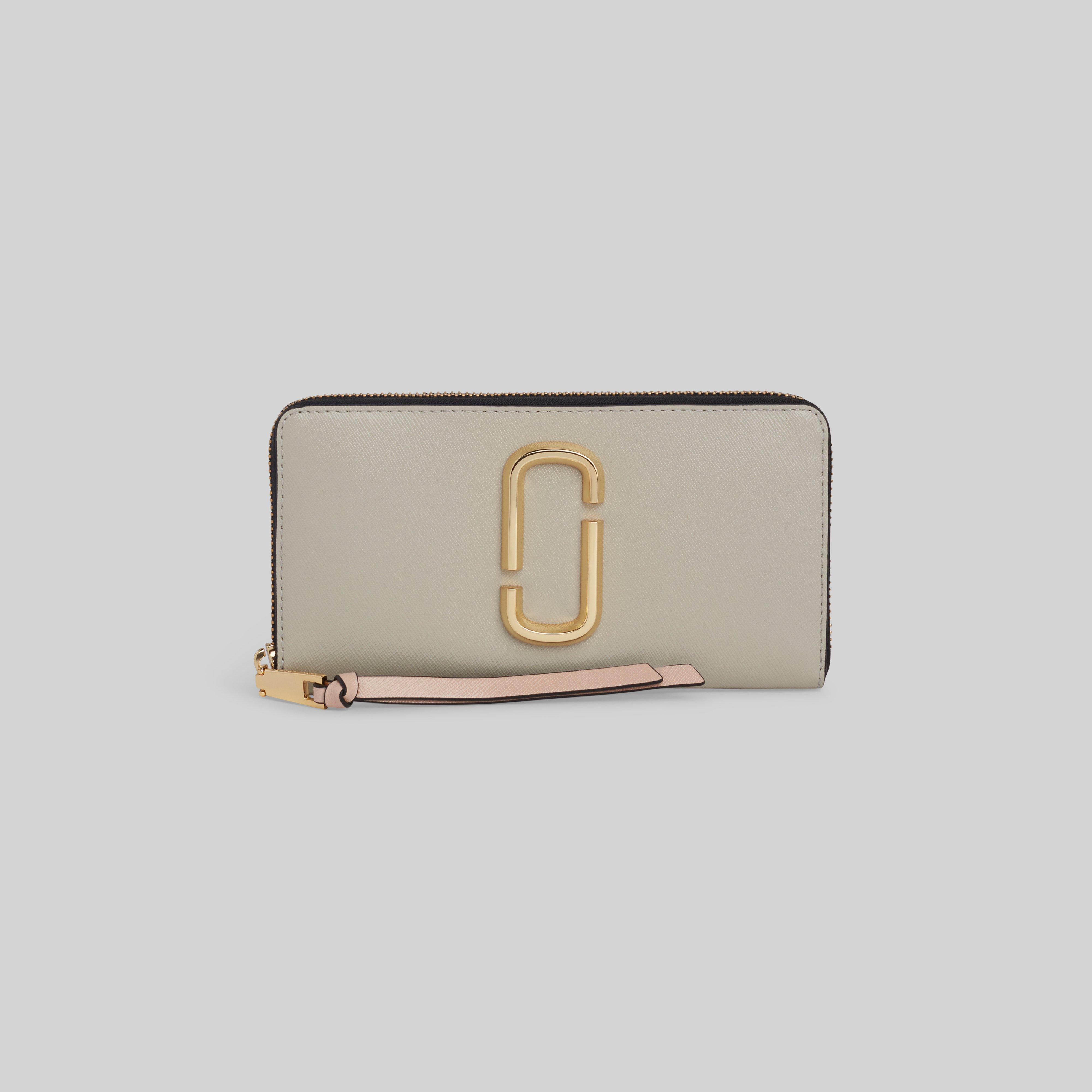 Marc Jacobs Leather Snapshot Standard Continental Wallet in White Lyst