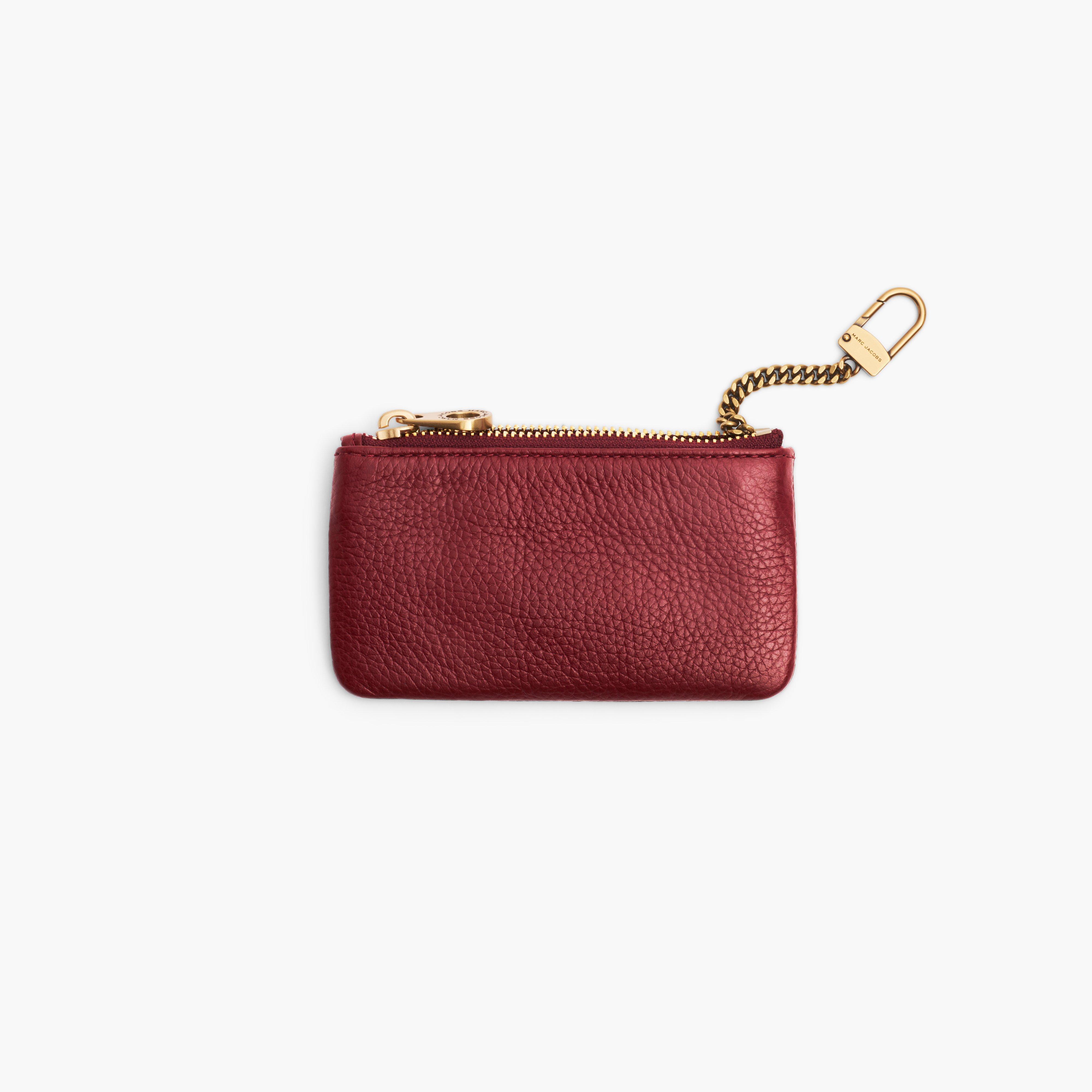 Marc by Marc Jacobs Red Leather Classic Q Wristlet Clutch