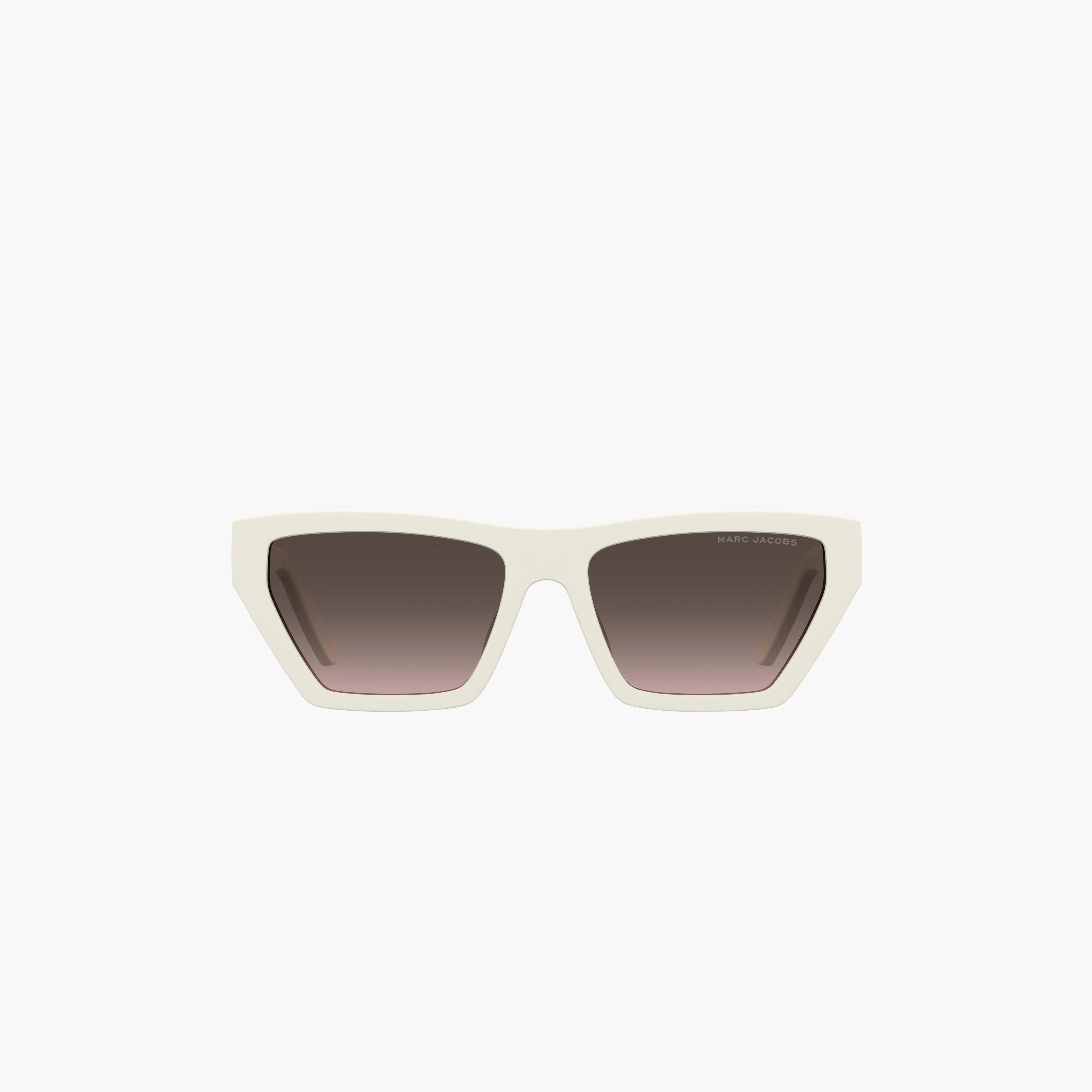 Marc Jacobs 502 Fashion Show Style White Gray Stripe Sailor MJ502S  Sunglasses | eBay