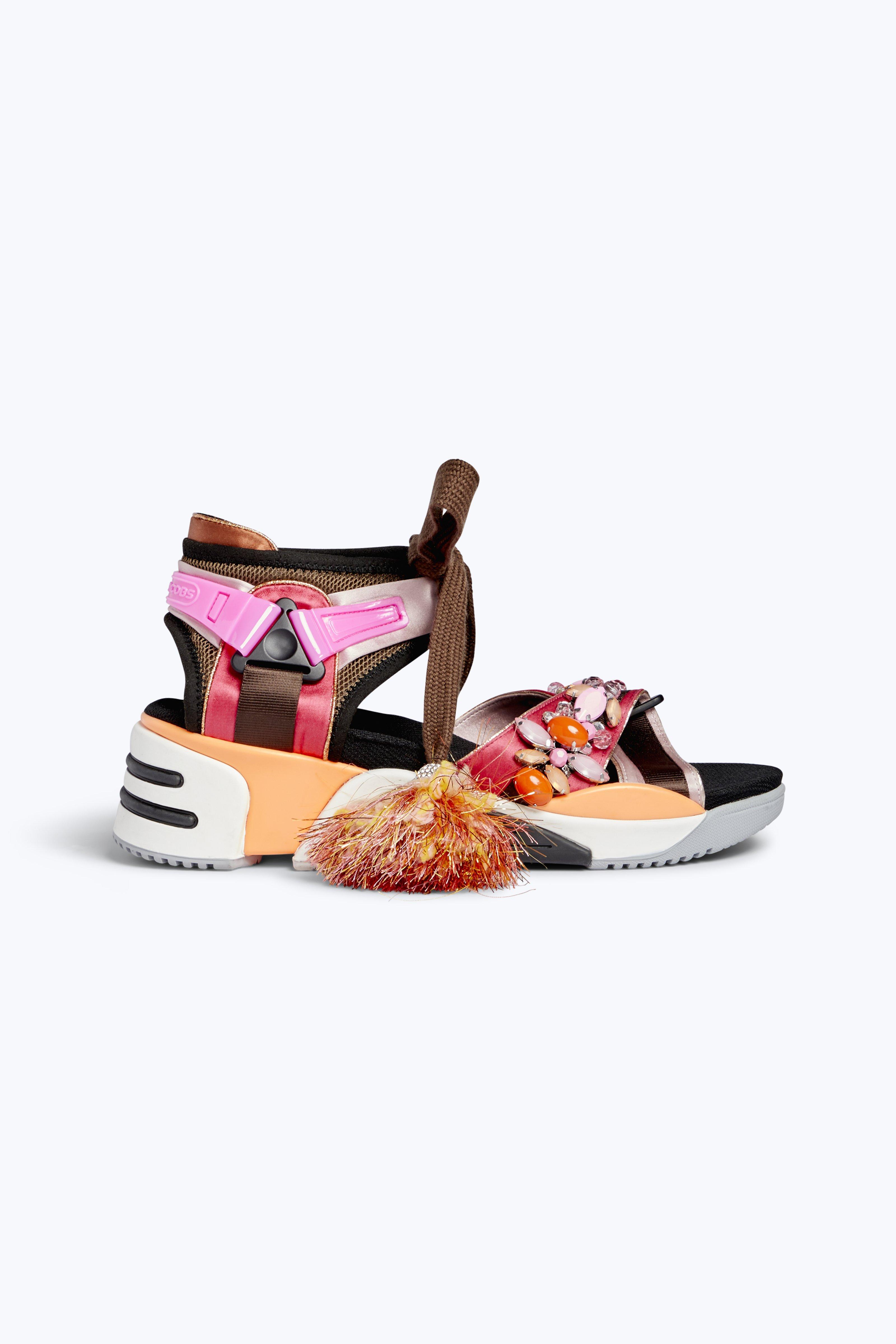 marc jacobs logo sport slide sandal