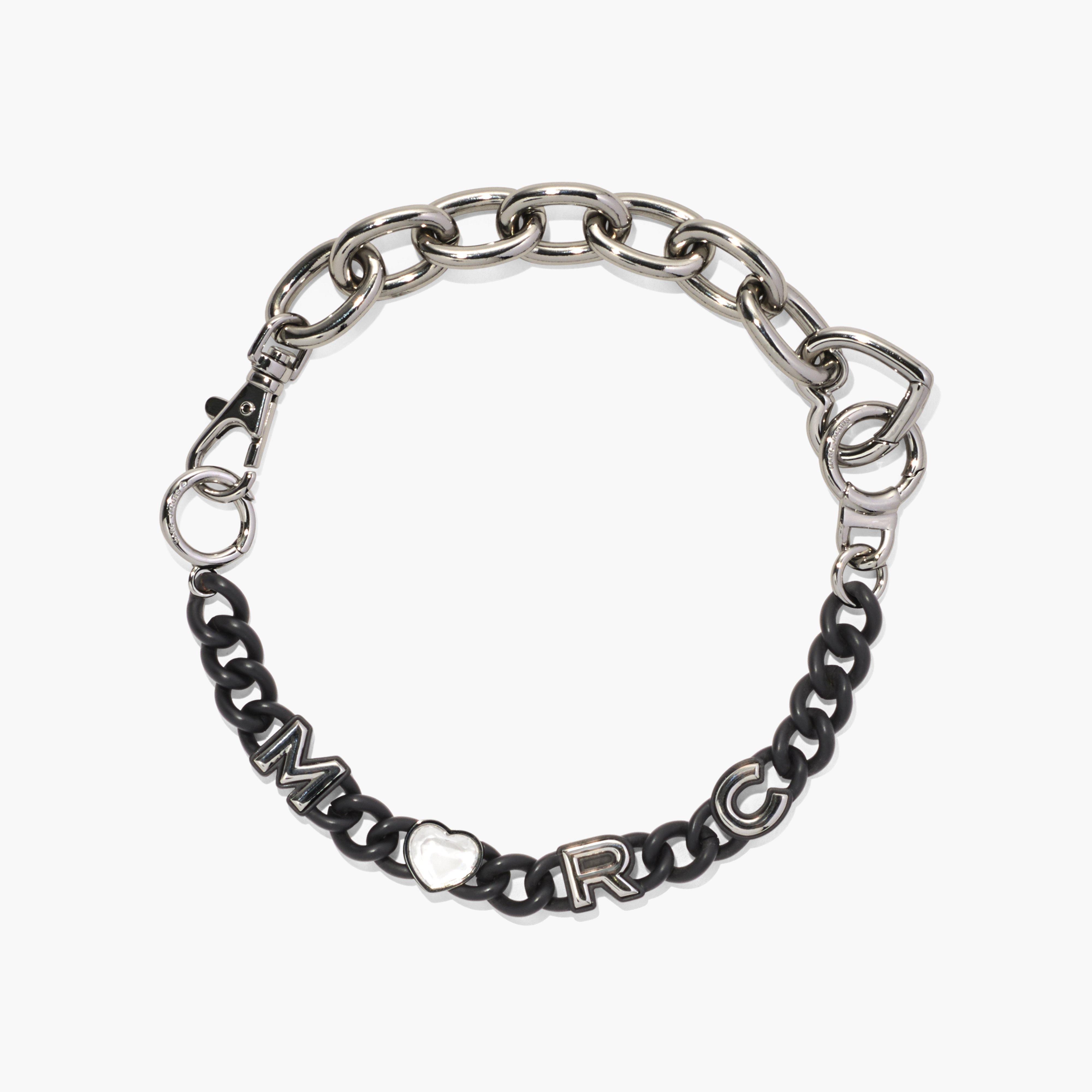 Marc Jacobs The Charmed Heart Chain Necklace Dtm in Metallic | Lyst
